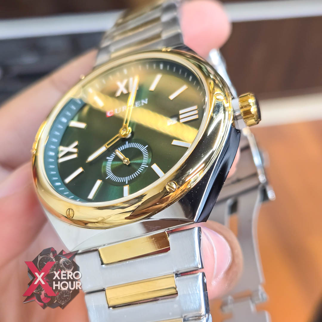 Curren 8471 Men’s Watch | Dual Tone Green_img_5