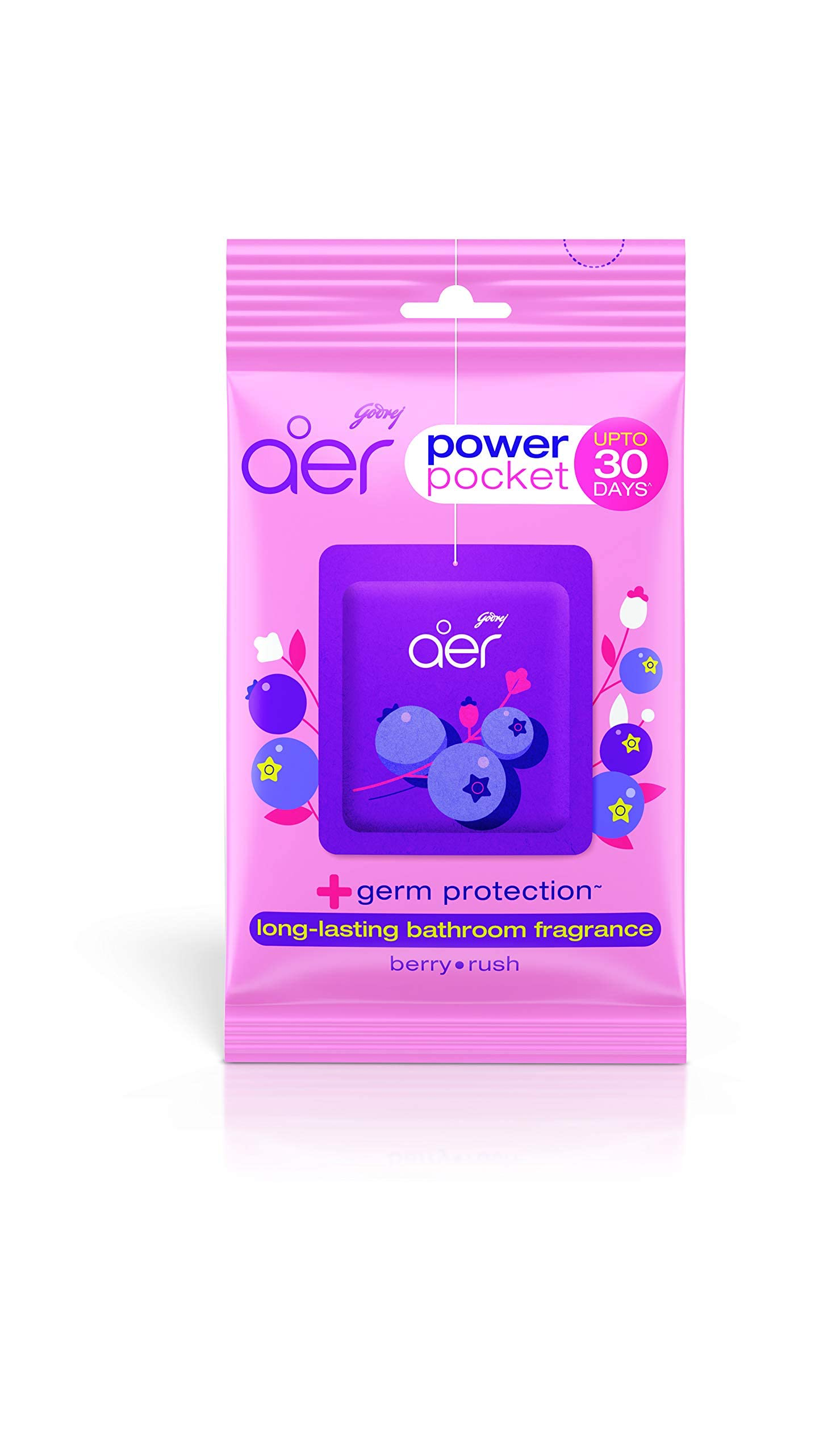 Godrej Aer Power Pocket Bathroom freshener Berry Rush_img_0