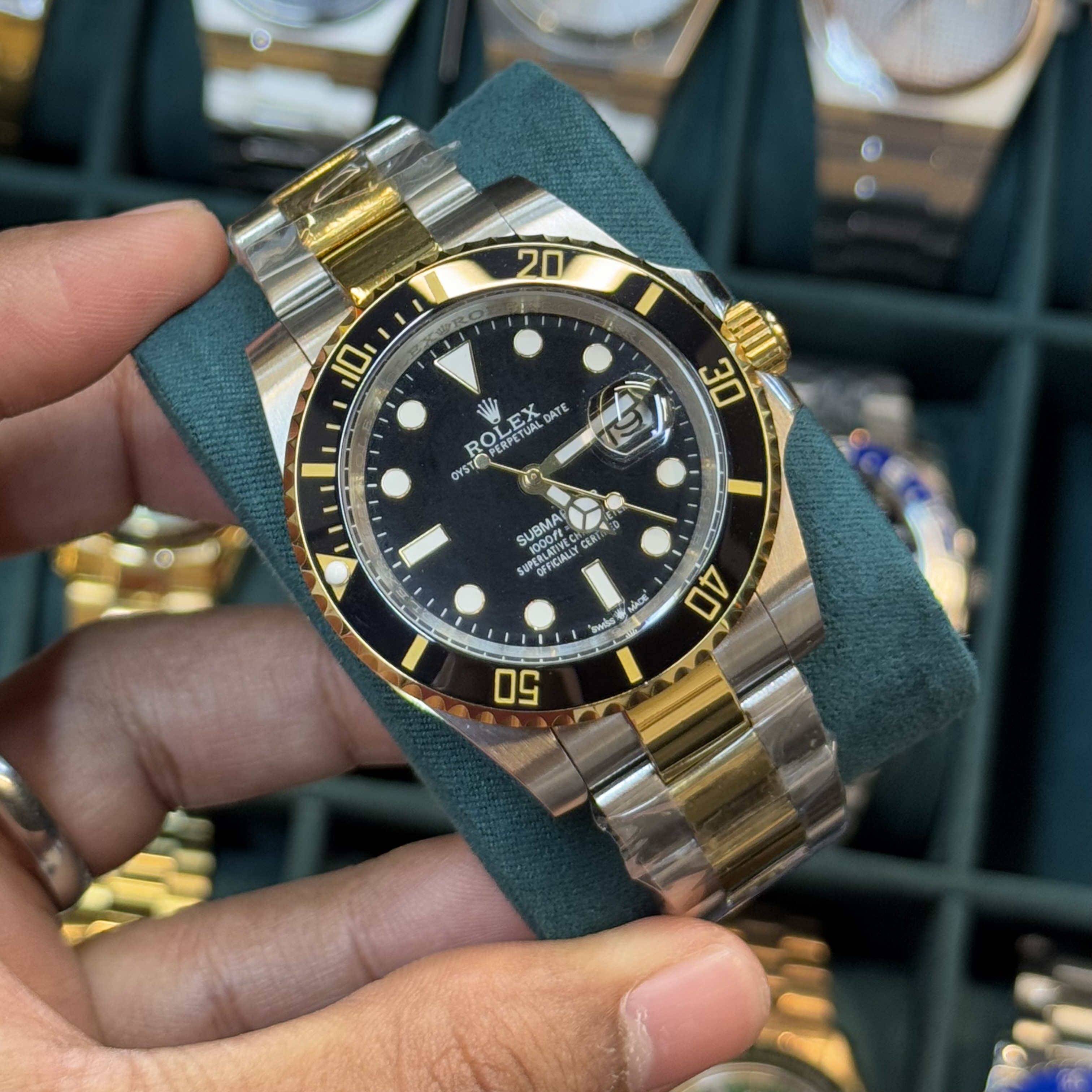 Rolex Submariner Date just | Dual Tone Black dial |