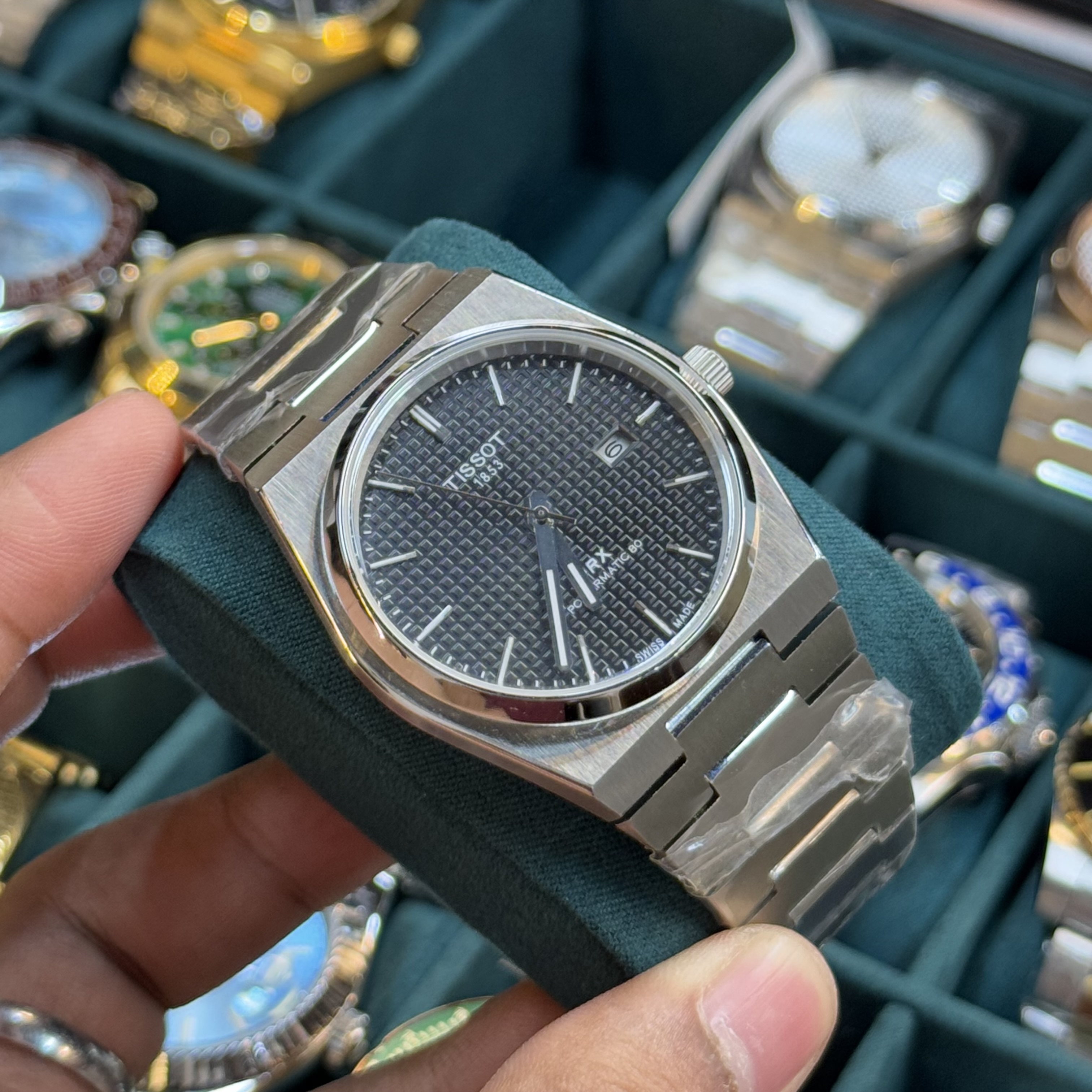 Tissot PRX 80 | Powermatic movement | Black Dial - Waffel Dial |