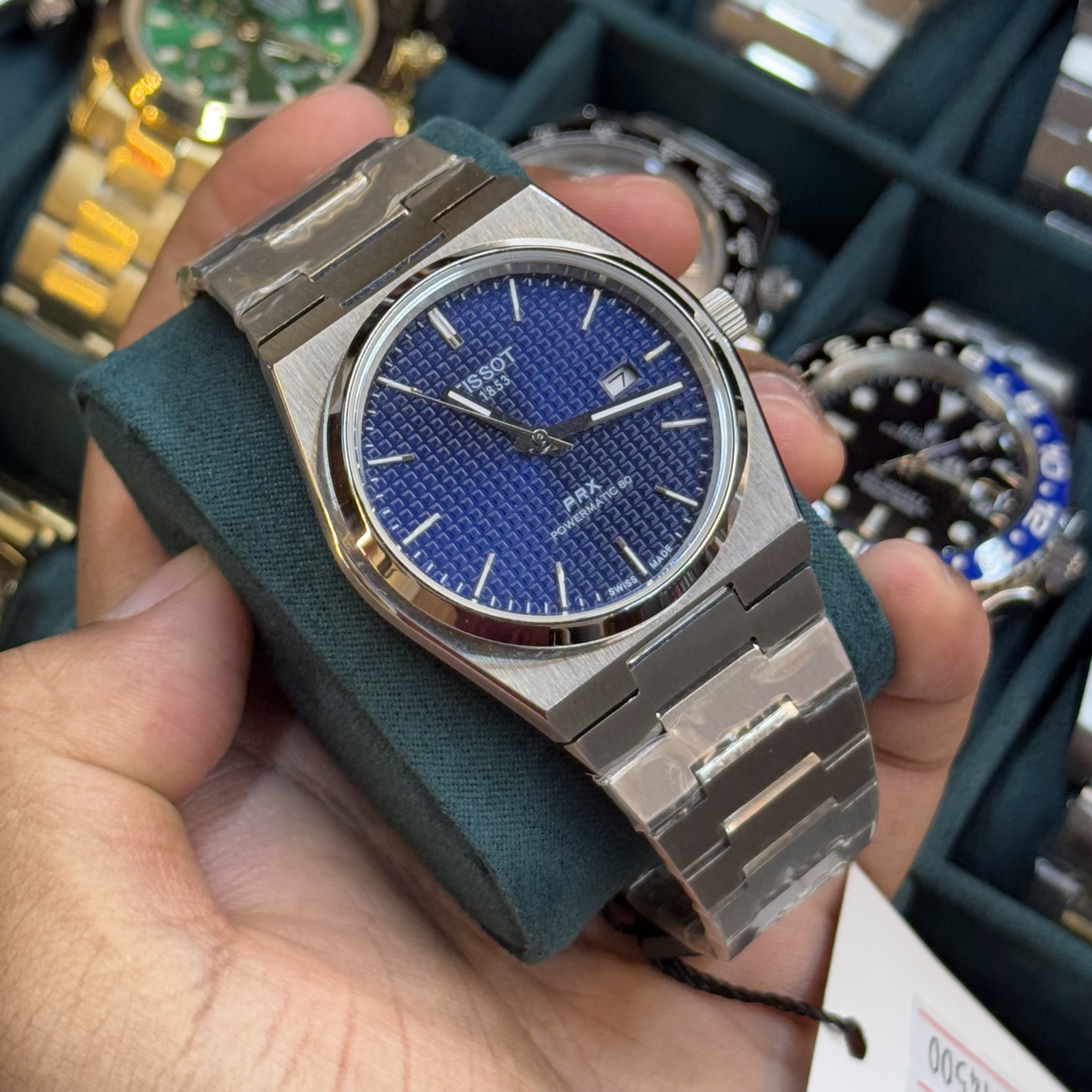 Tissot PRX 80 | Powermatic Movement | Blue Dial Waffel Dial