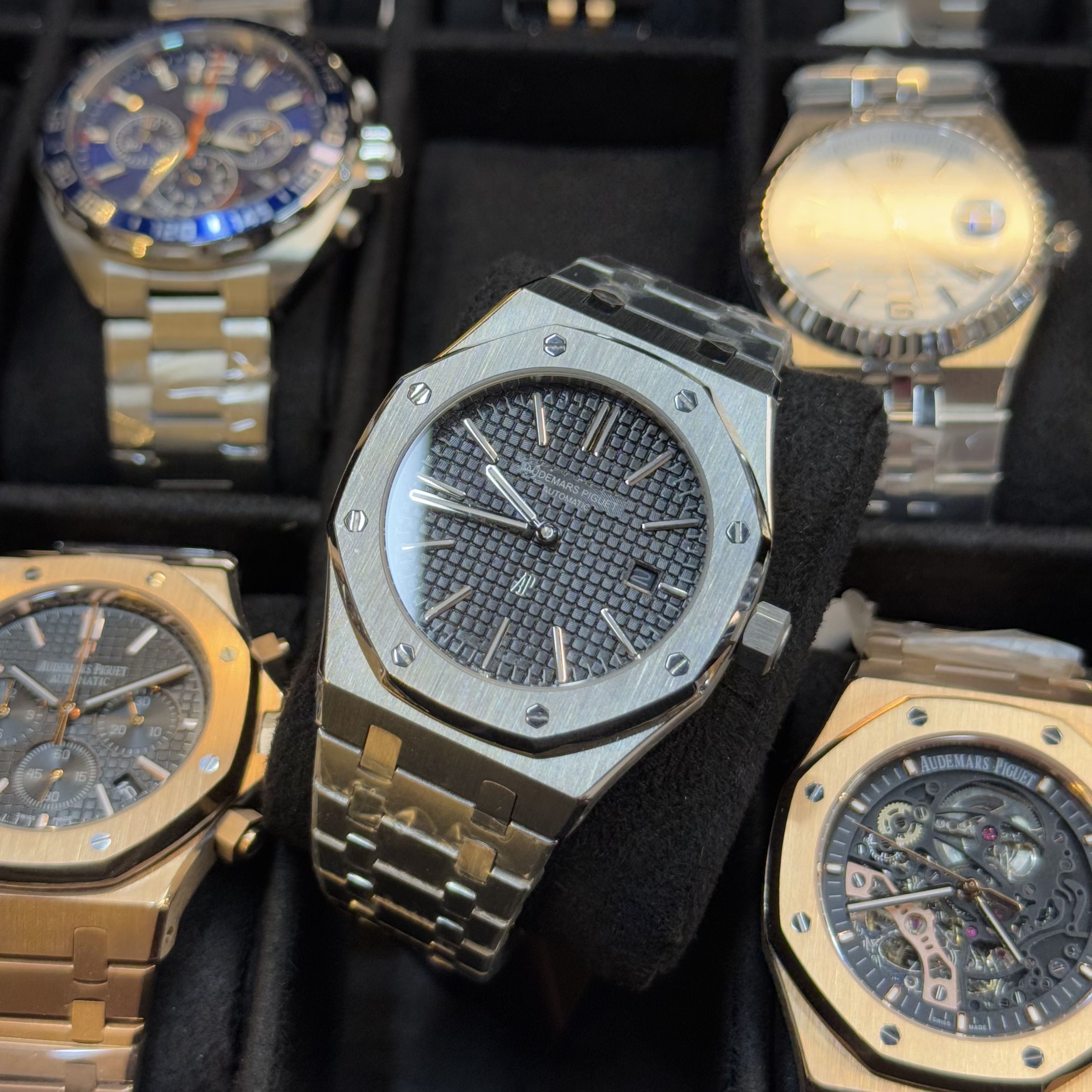 Audemars Piguet | AAA grade | waffel Dial Date just| Automatic Movement