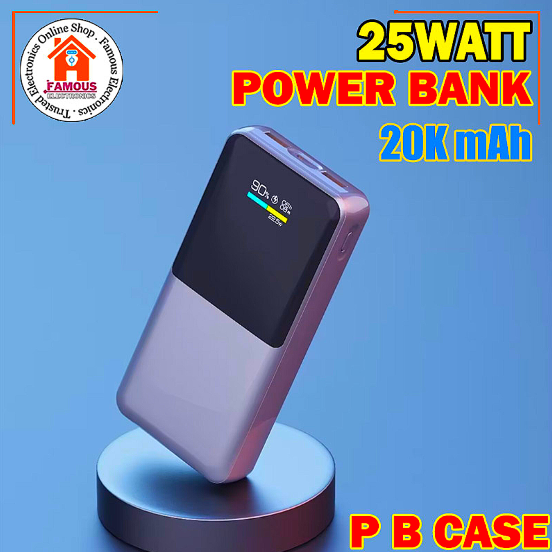 Premium Segment 20000mah Power Bank Case With TFT Display 25W (Without Battery)_img_6