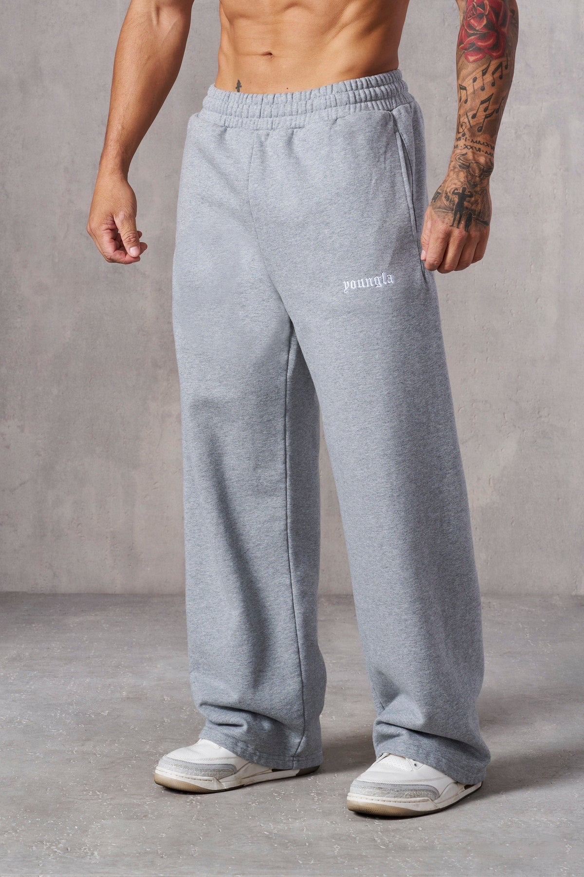 Youngla oversized grey joggers ( Unisex )