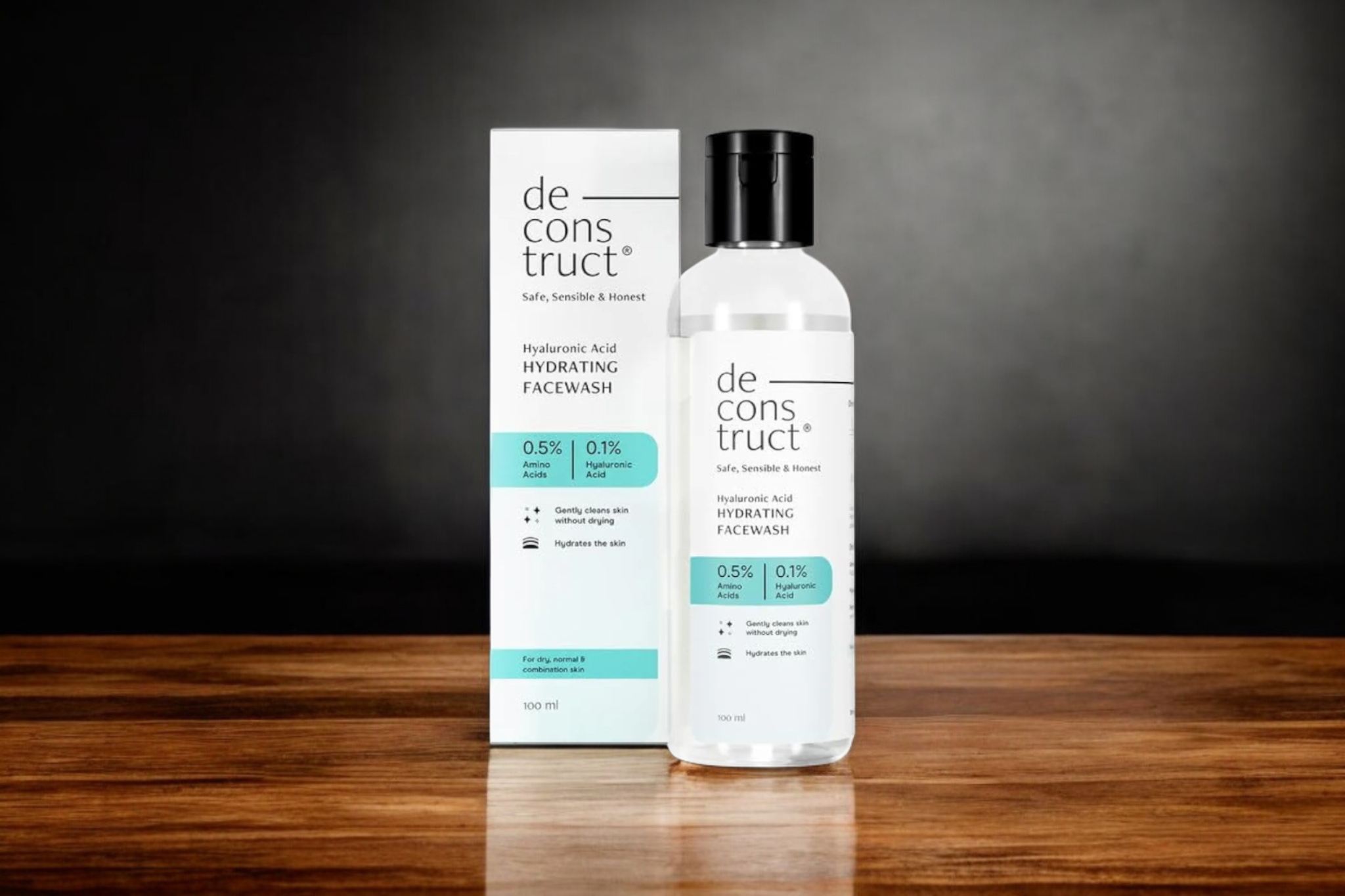 Deconstruct Hyaluronic Acid Hydrating Facewash - 100ml_img_0