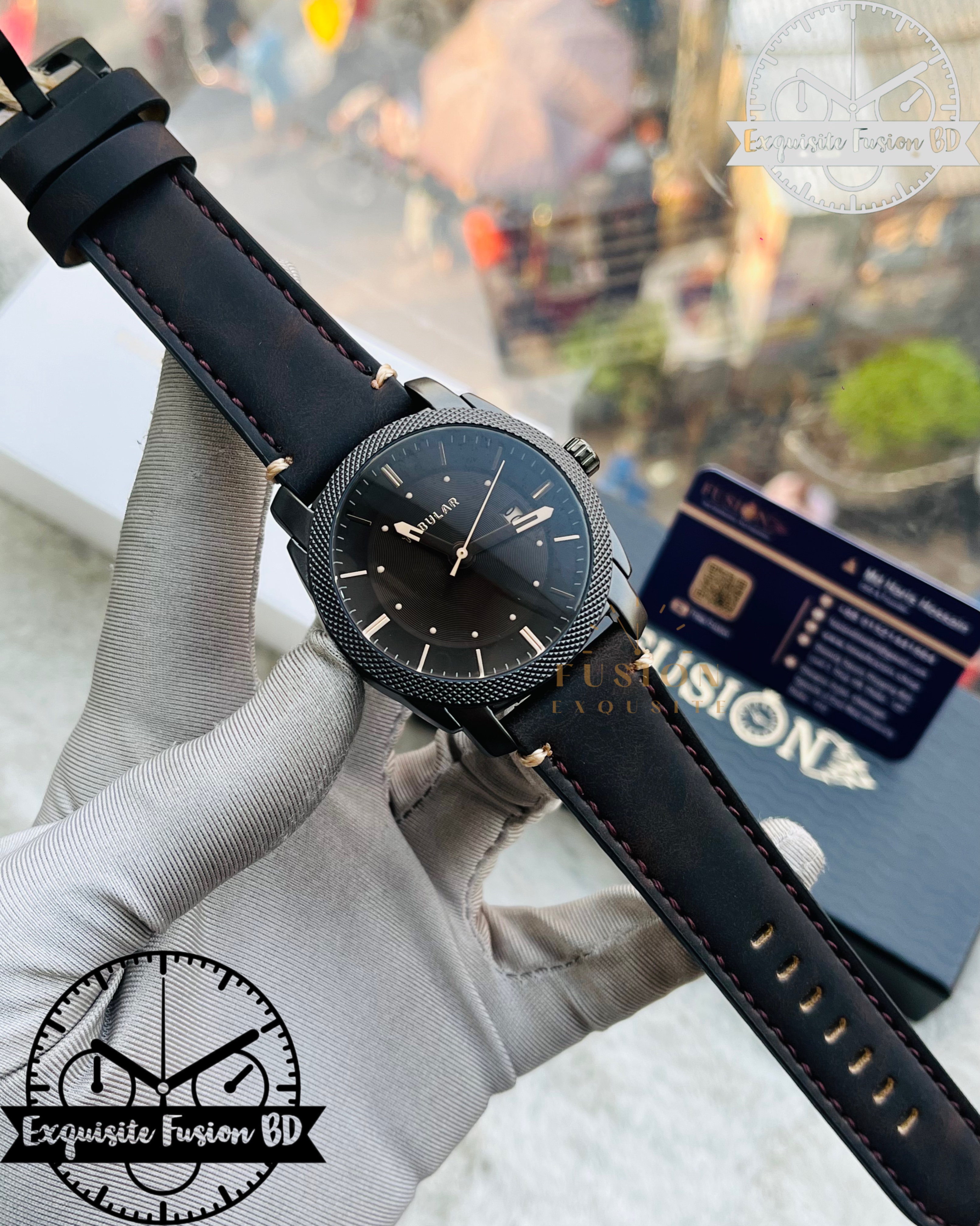 Tubular Belt Dark Brown Authentic Watch_img_0