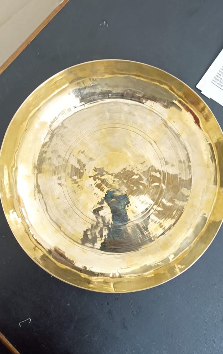 কাঁসার বেলী থালা - Image 1