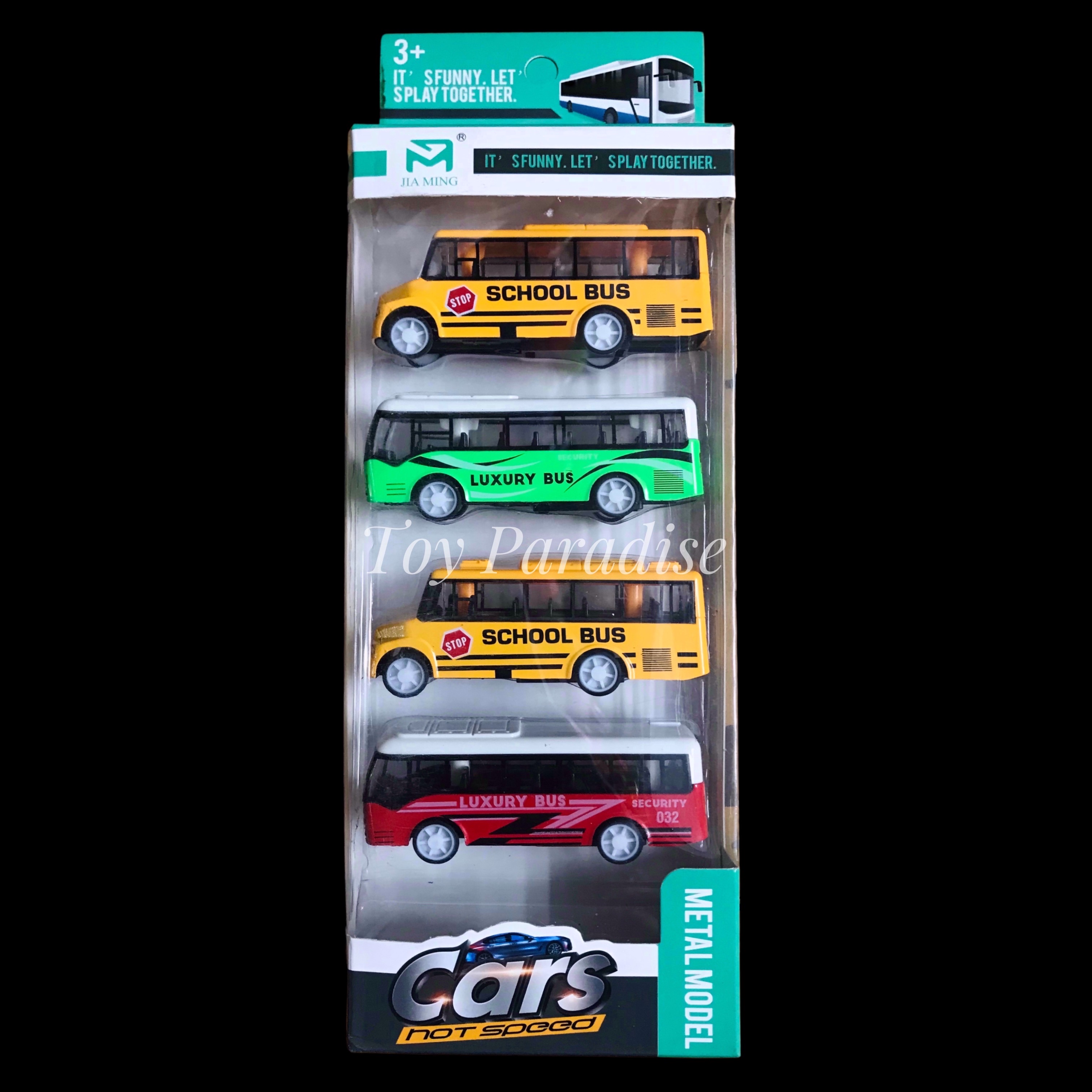 4pcs Bus Set