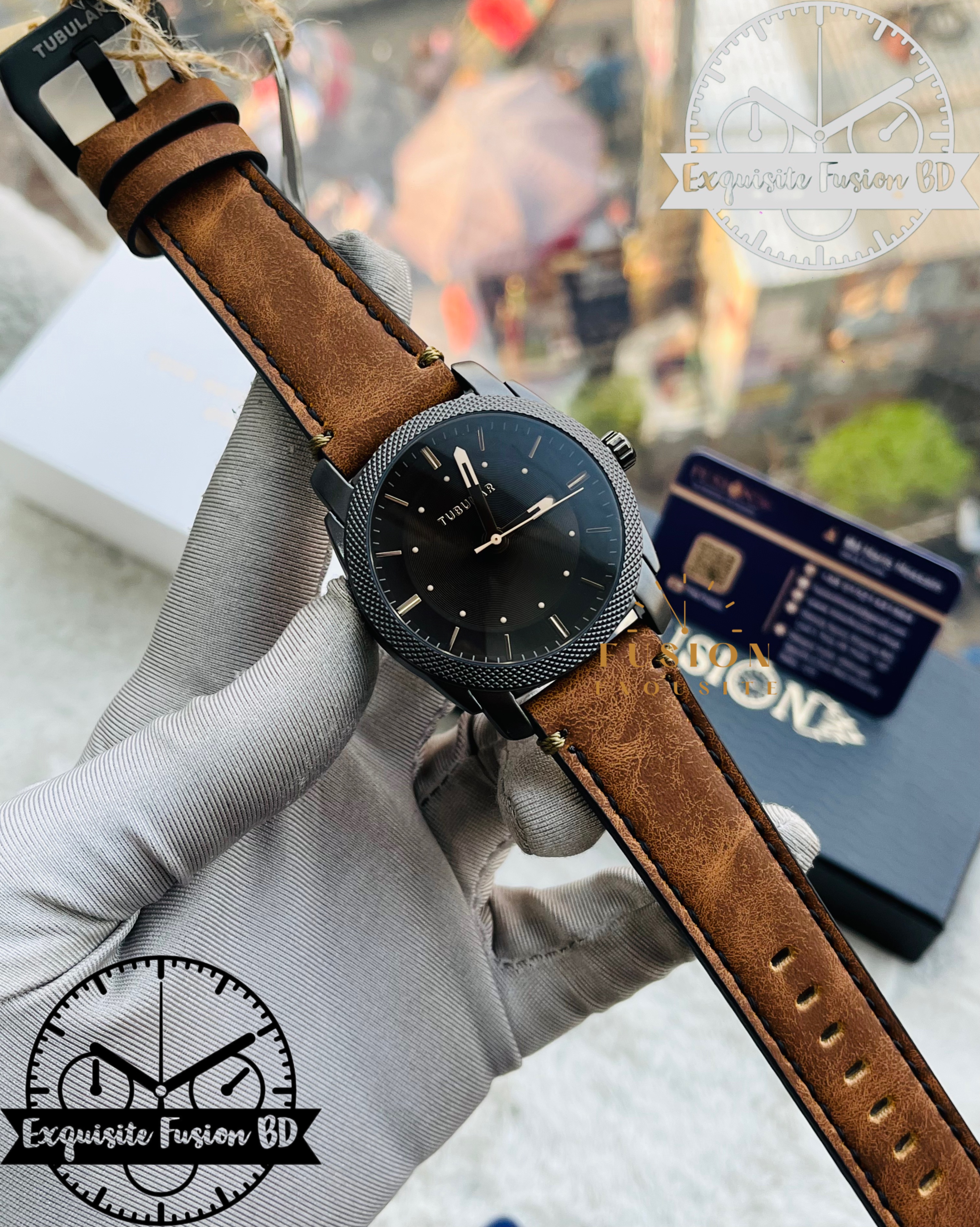 Tubular Belt Brown Authentic Watch_img_0