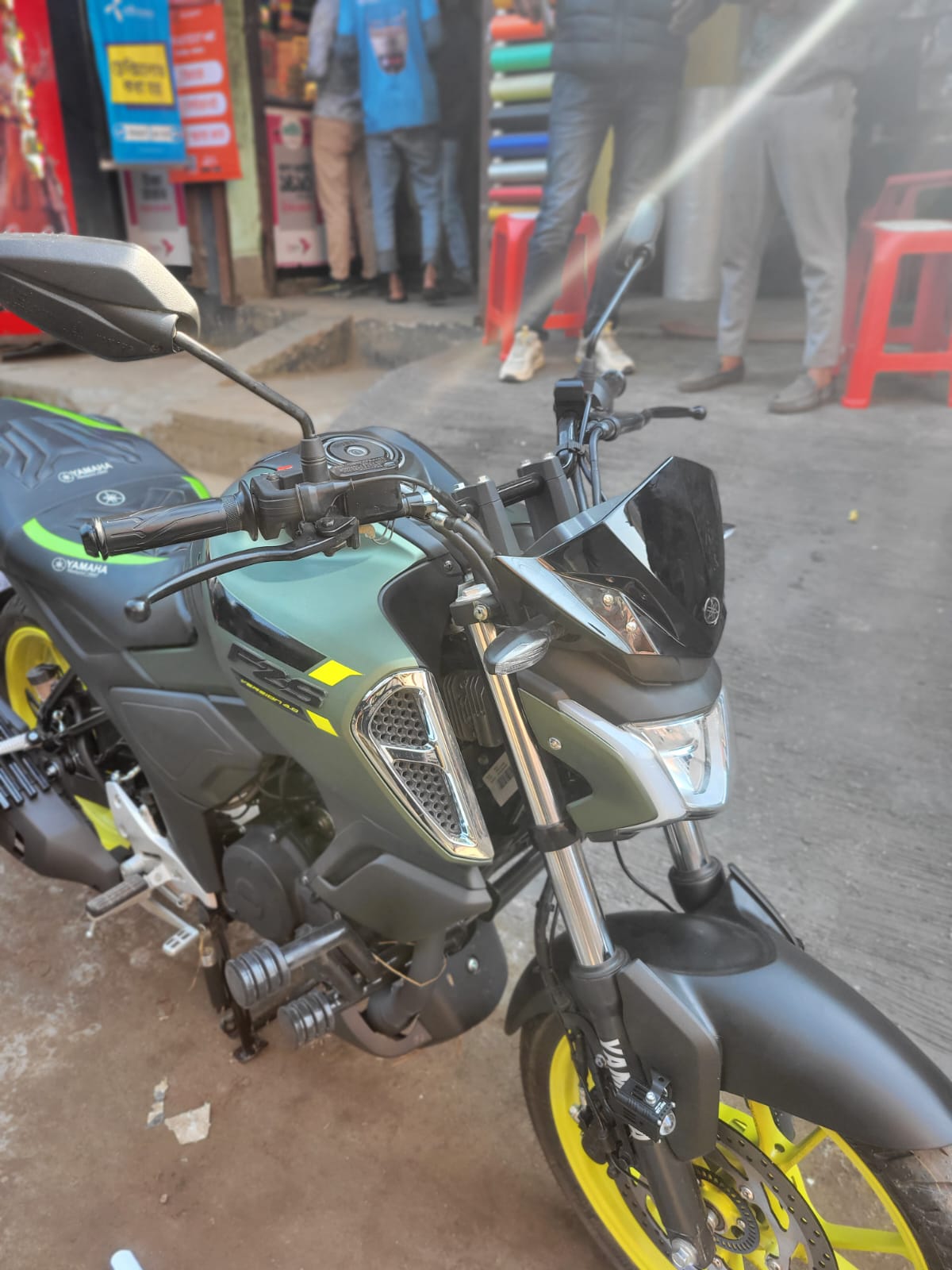 Yamaha Fzs v3 Cyber Green ( Premium Tank Pad 07)_img_4