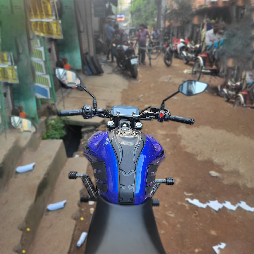Yamaha FZS V4 Racing Blue ( Premium Tank Pad 08)_img_0