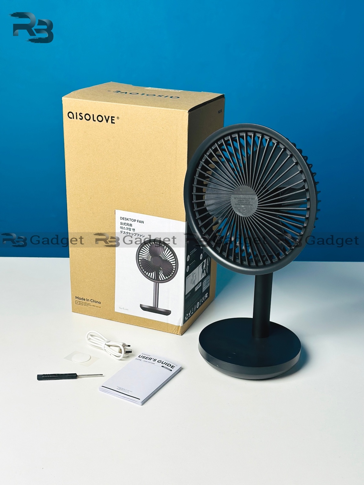 Xiaomi AISOLOVE F5 4000mAh Rechargeable Desk Fan_img_6