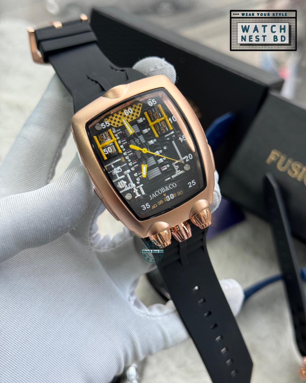 Bugatti Engine WatchY | AA Grade Master Copy