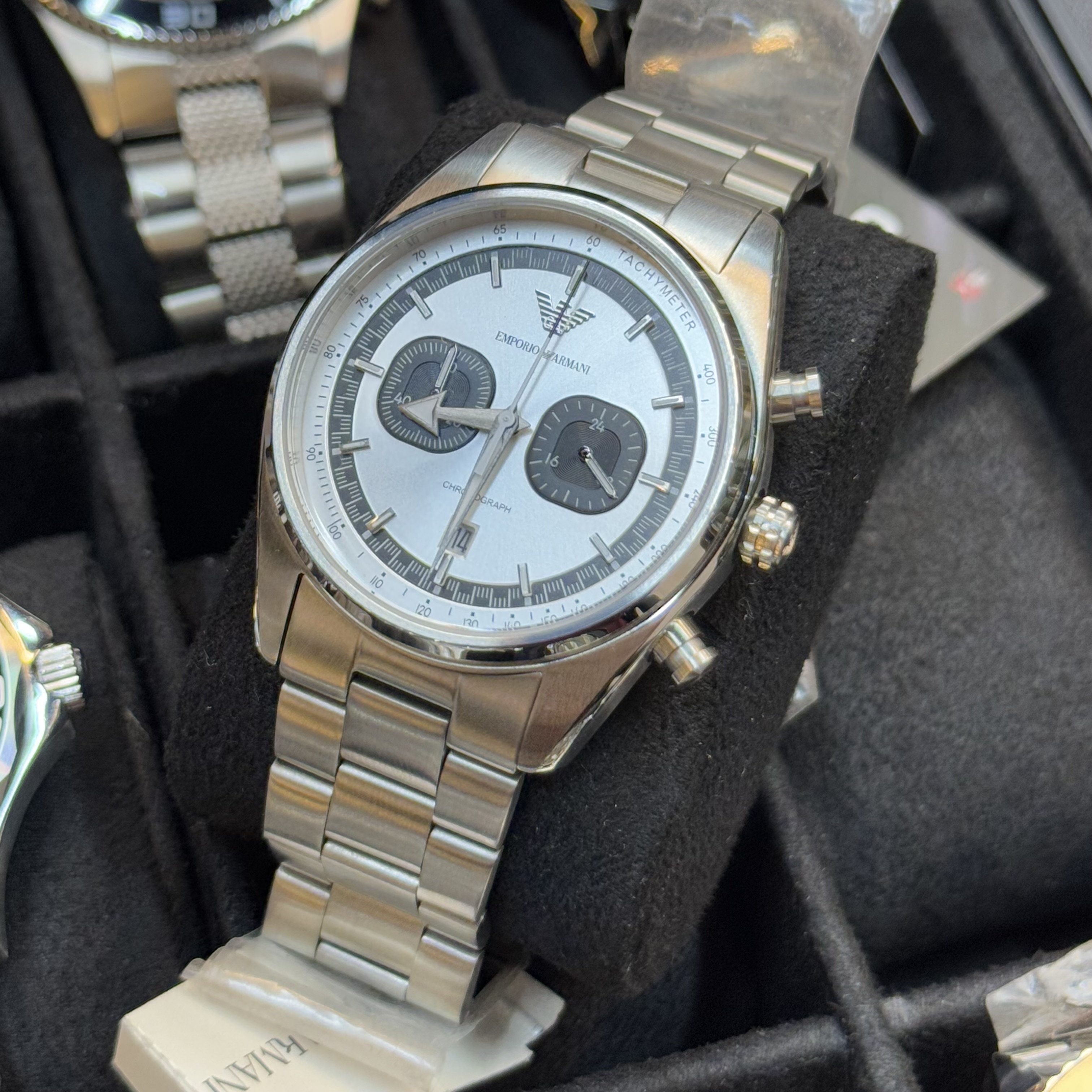 Emporio Armani Panda Chronograph | Original watch