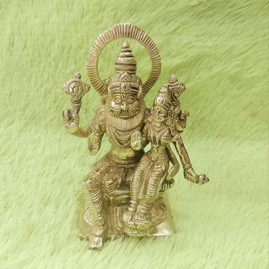 পিতলের নৃসিংহদেব - Image 8