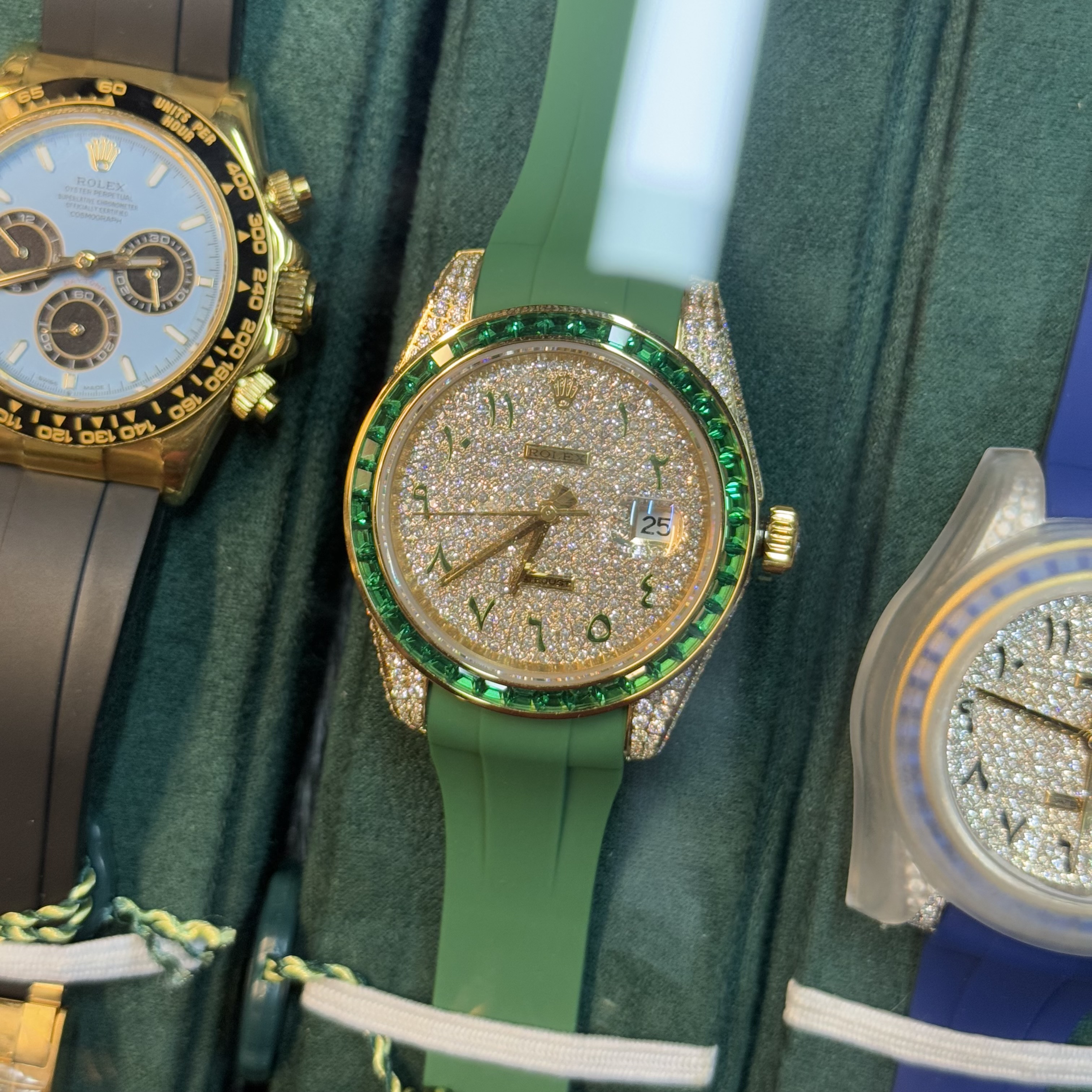 Rolex Stone Editionl | Green Stone Silicon | Euro Grade | Super N Factory