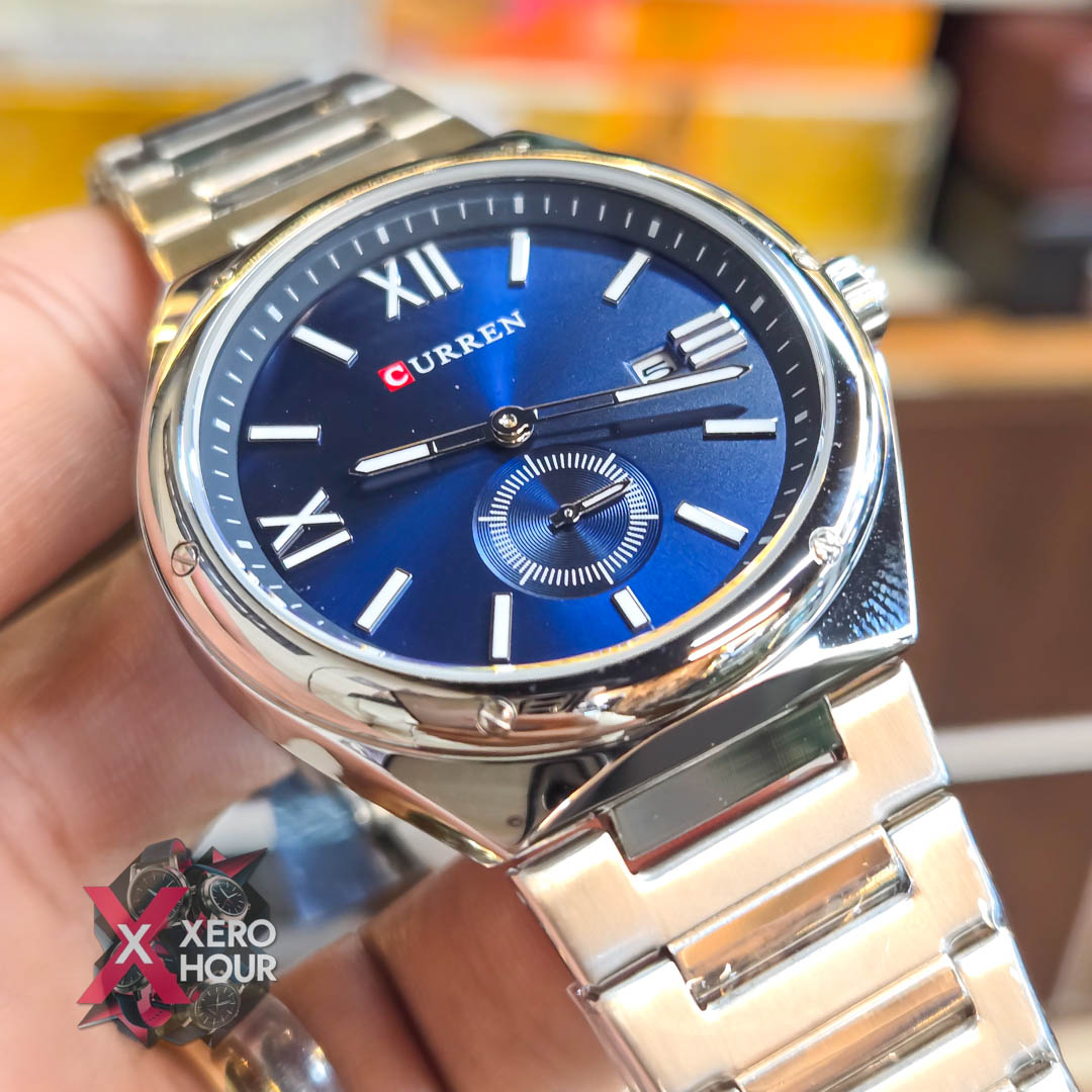 Curren 8471 Men’s Watch | Single Tone Blue_img_3