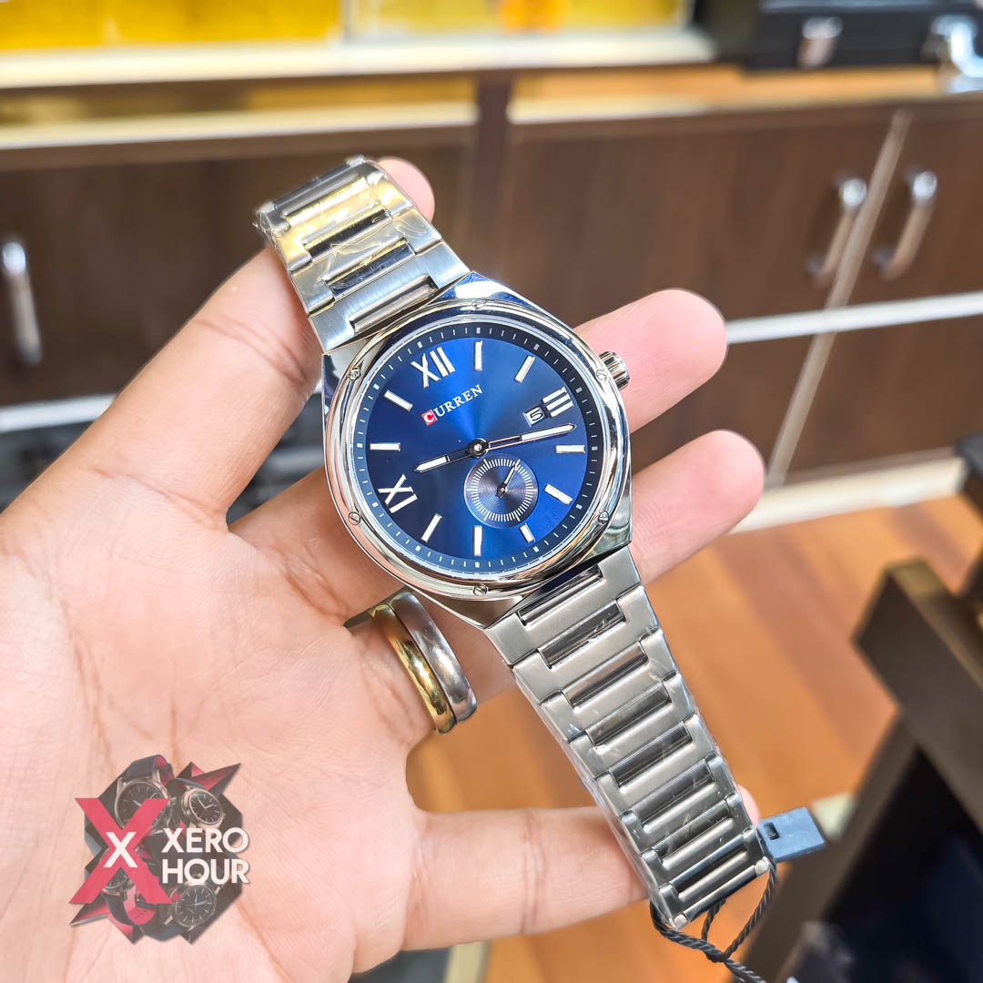 Curren 8471 Men’s Watch | Single Tone Blue_img_2