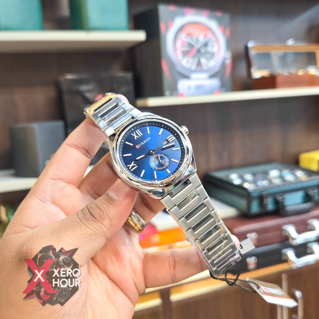 Curren 8471 Men’s Watch | Single Tone Blue_img_1