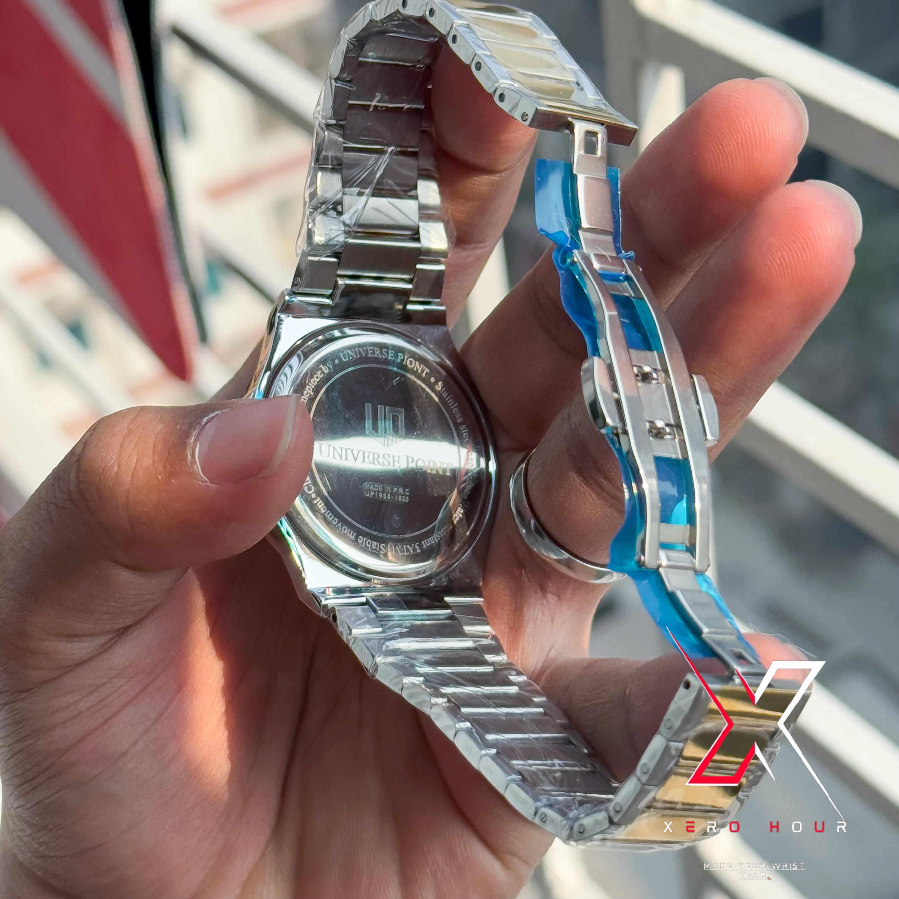 Universe Point | Authentic Hexa Dial | Single tone | Black arabic Dial_img_1