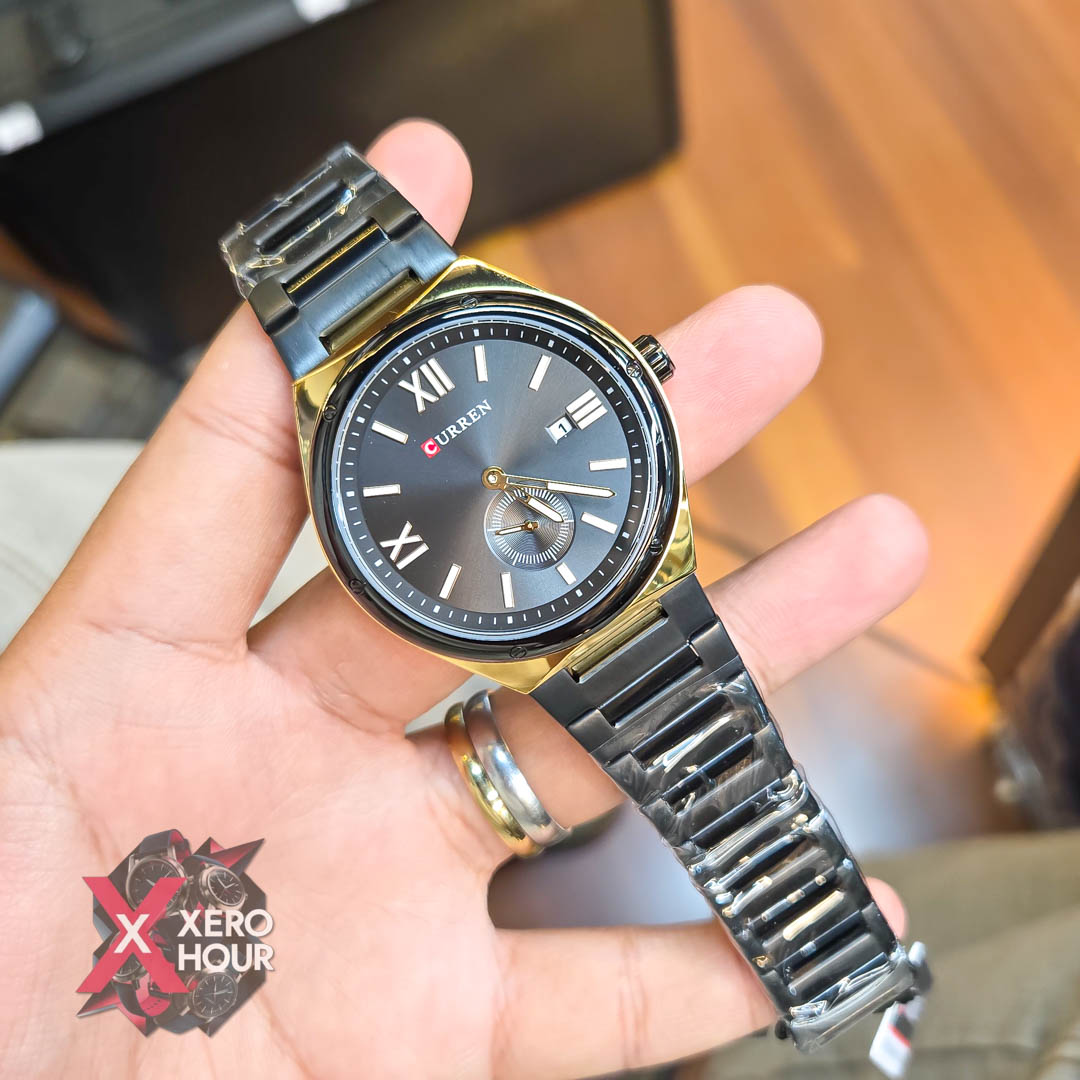 Curren 8471 Men’s Watch | Dual Tone Black gold_img_1