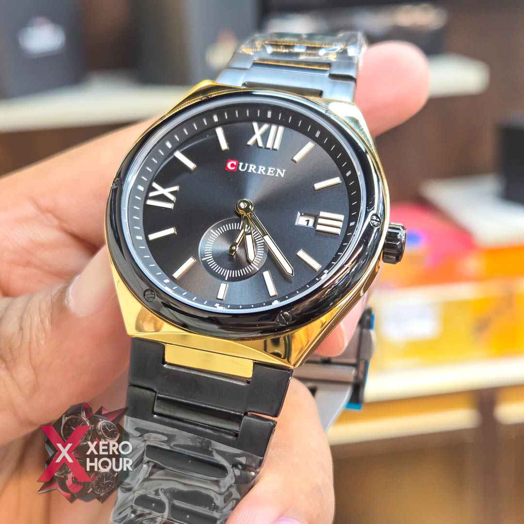 Curren 8471 Men’s Watch | Dual Tone Black gold_img_2