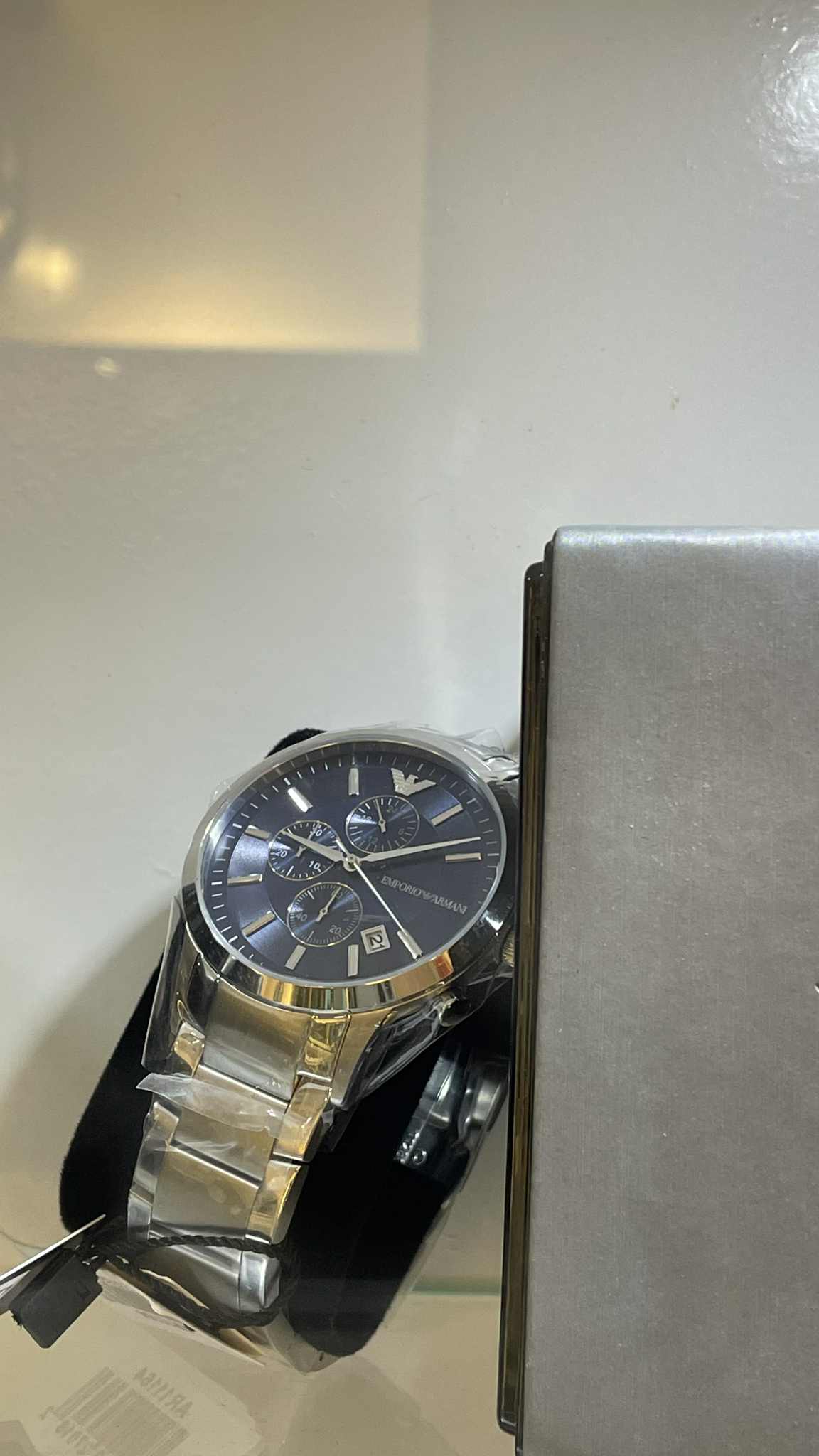 EMPORIO ARMANI Renato Chronograph Blue Dial Men's Watch AR11164