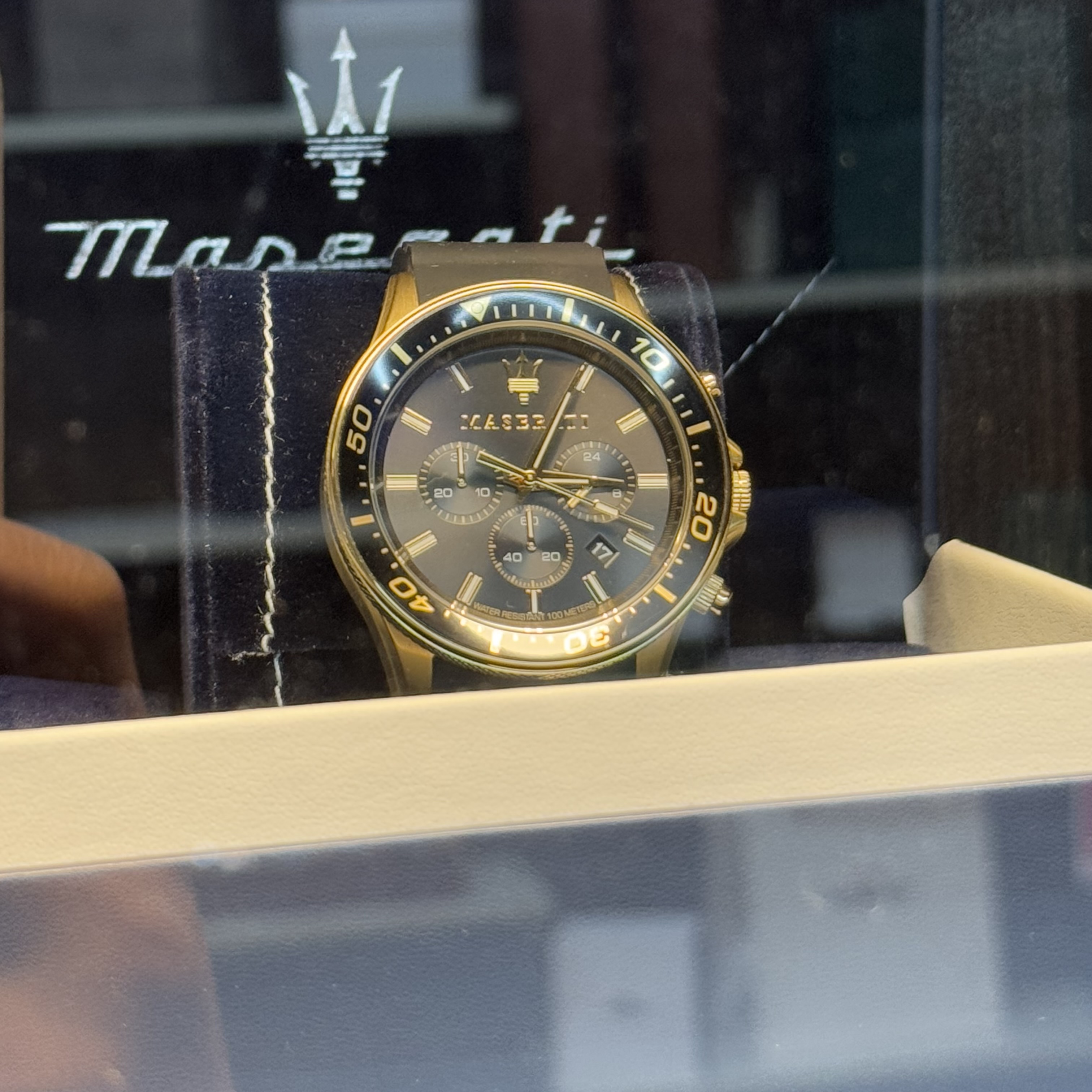 Maserati Watch Silicon Strap Chronograph | Original Brand watch