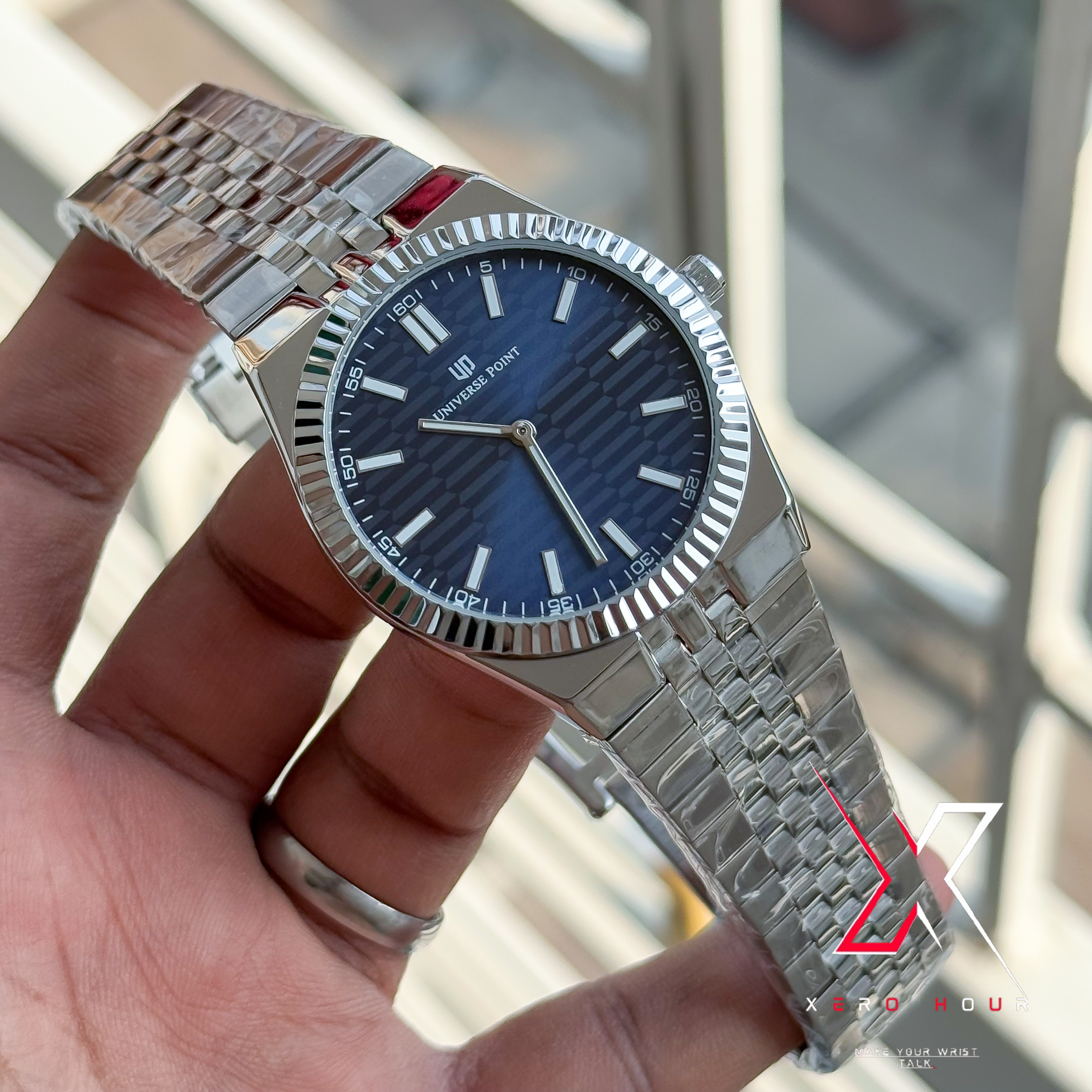 Universe Point | Authentic series | Land Dweller Shape | Blue Dial