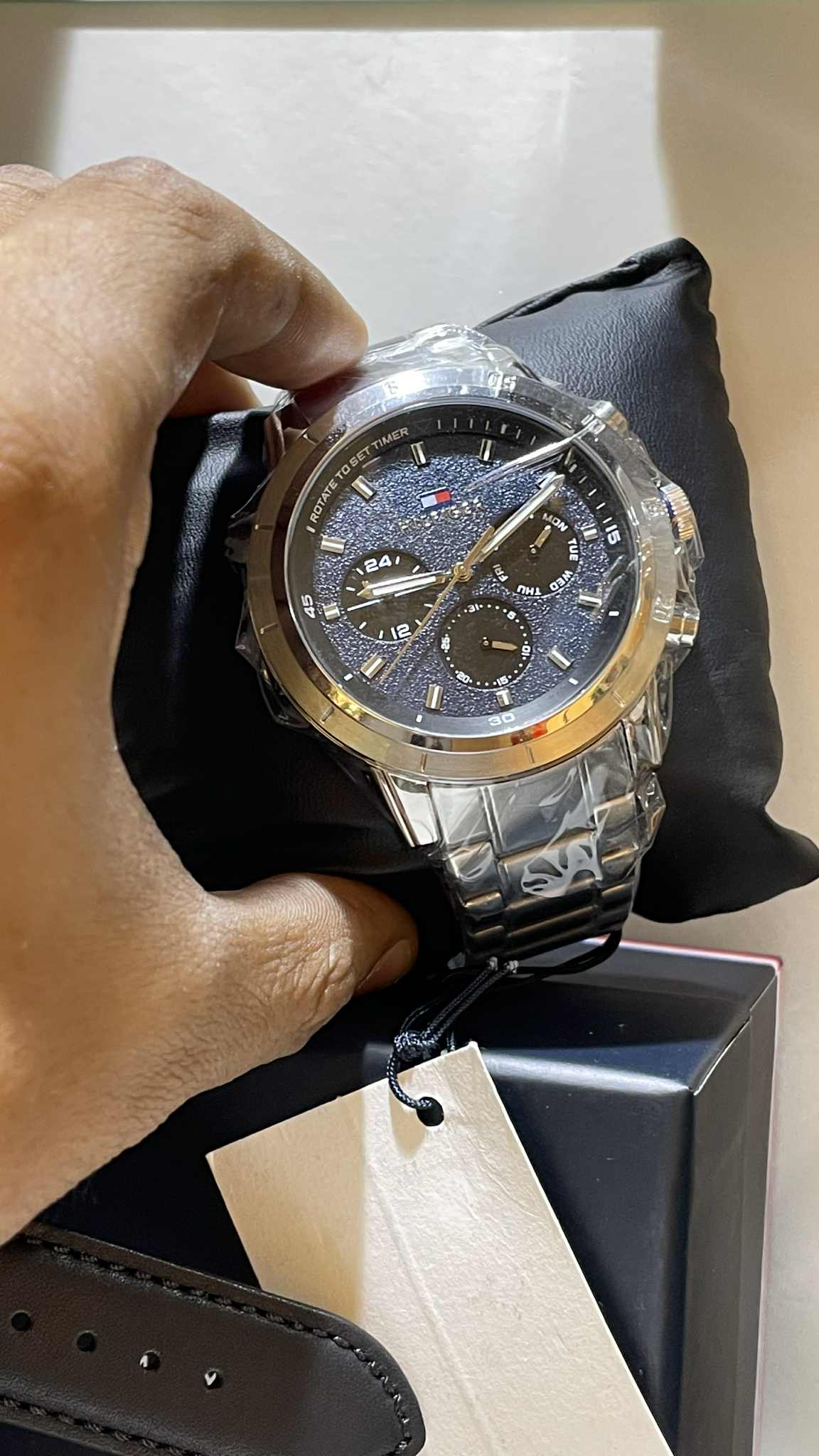 TOMMY HILFIGER Troy Multifunction Blue Dial Men's Watch 1792104