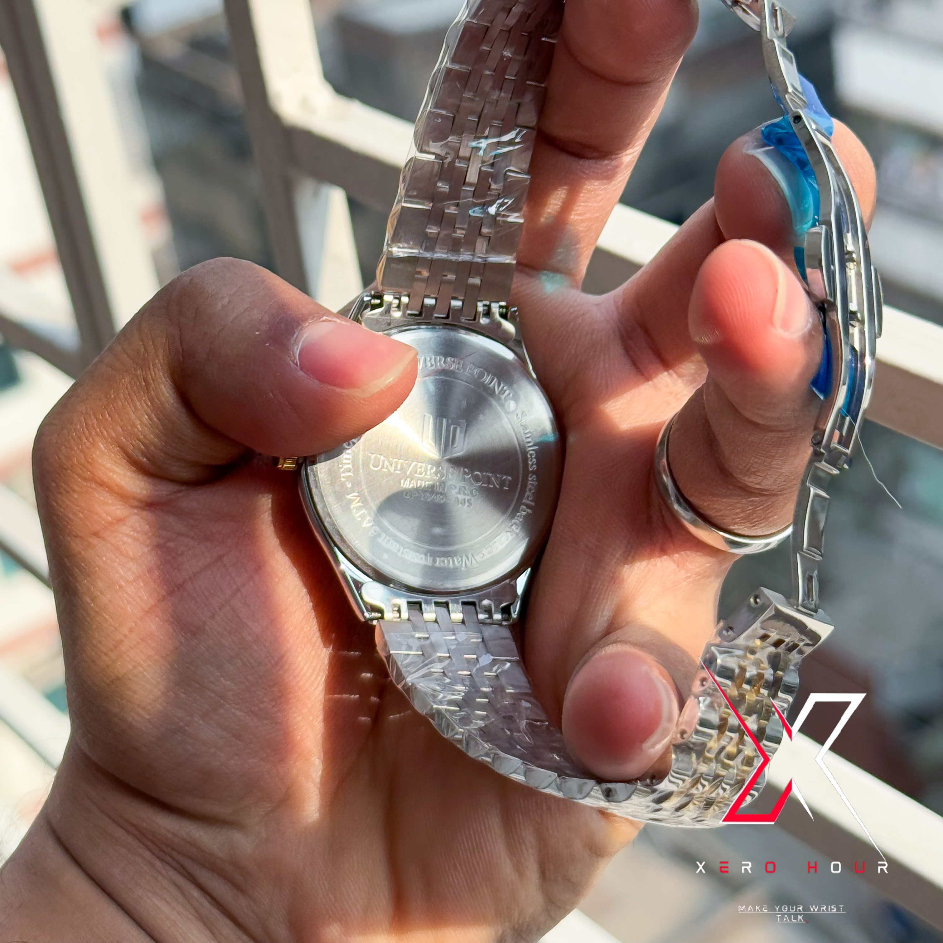 Universe Point | Authentic series | Rolex 1908 shape| Dual Tone Blue Dial_img_2