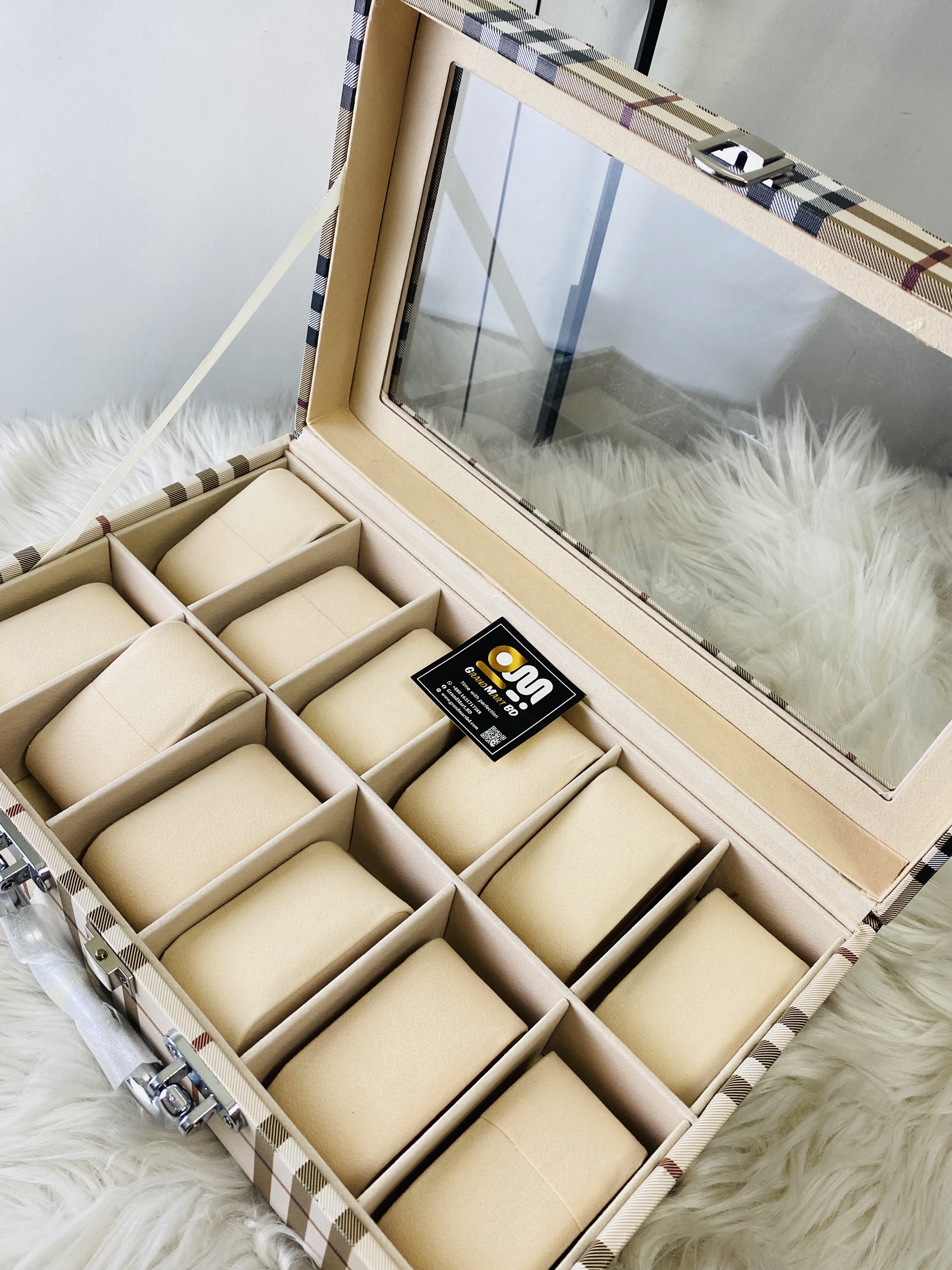 BURBERRY LUXURY 12 SLOT WATCH BOX_img_1