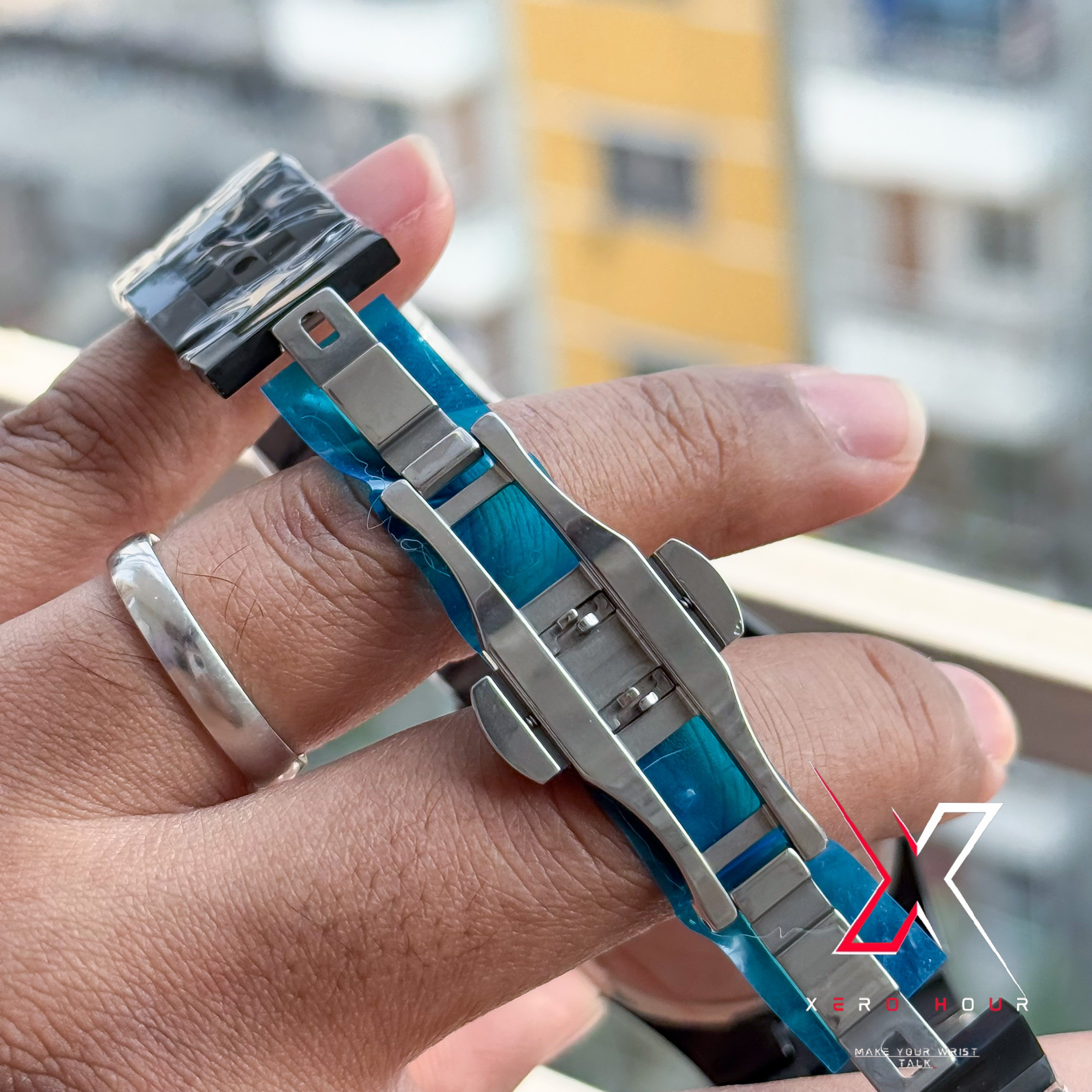 Universe Point | Authentic | Land Dweller Shape Arabic  | Full Black  Dial_img_3