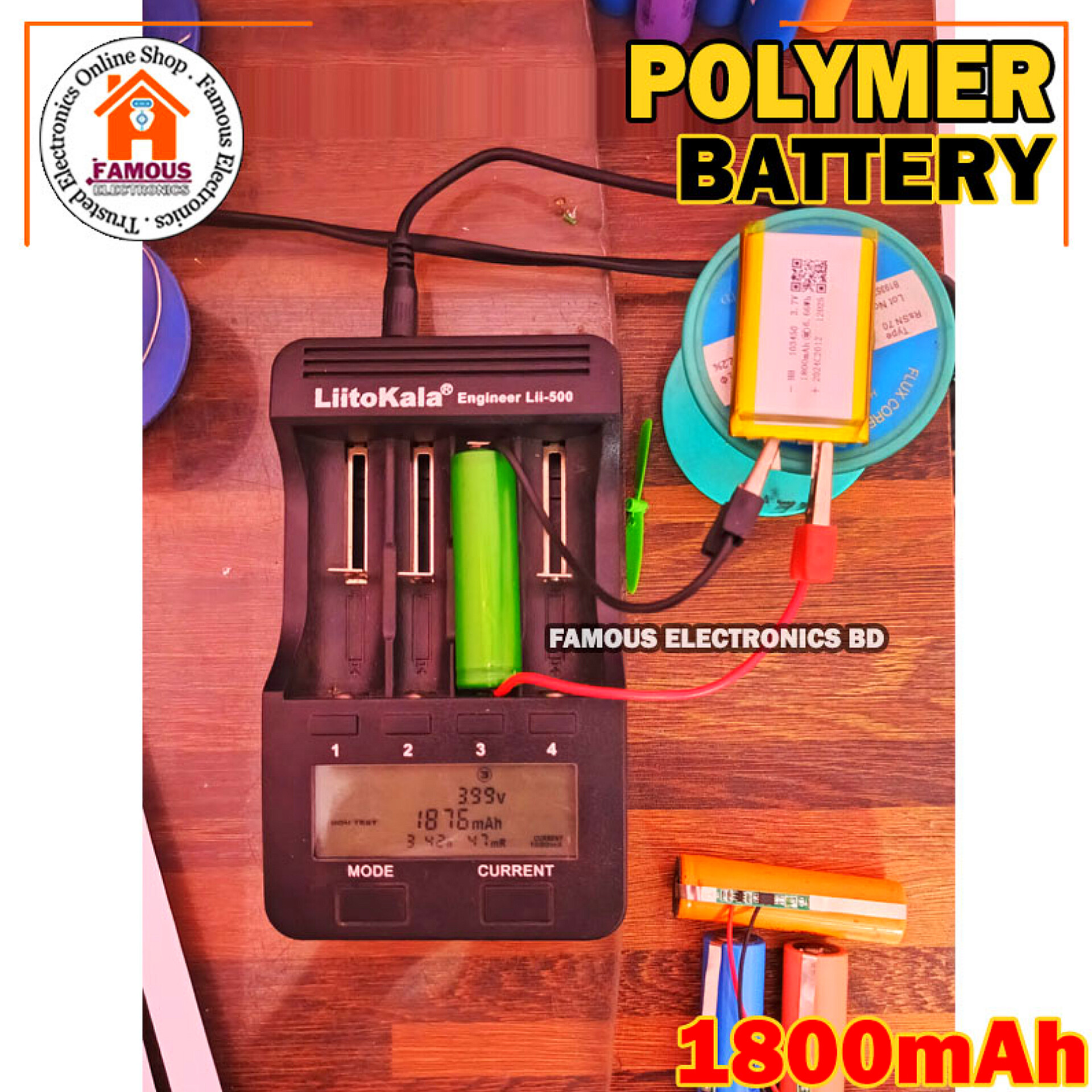 1800mAh New 3.7V Lithium Polymer Battery Best Quality Original Battery_img_2