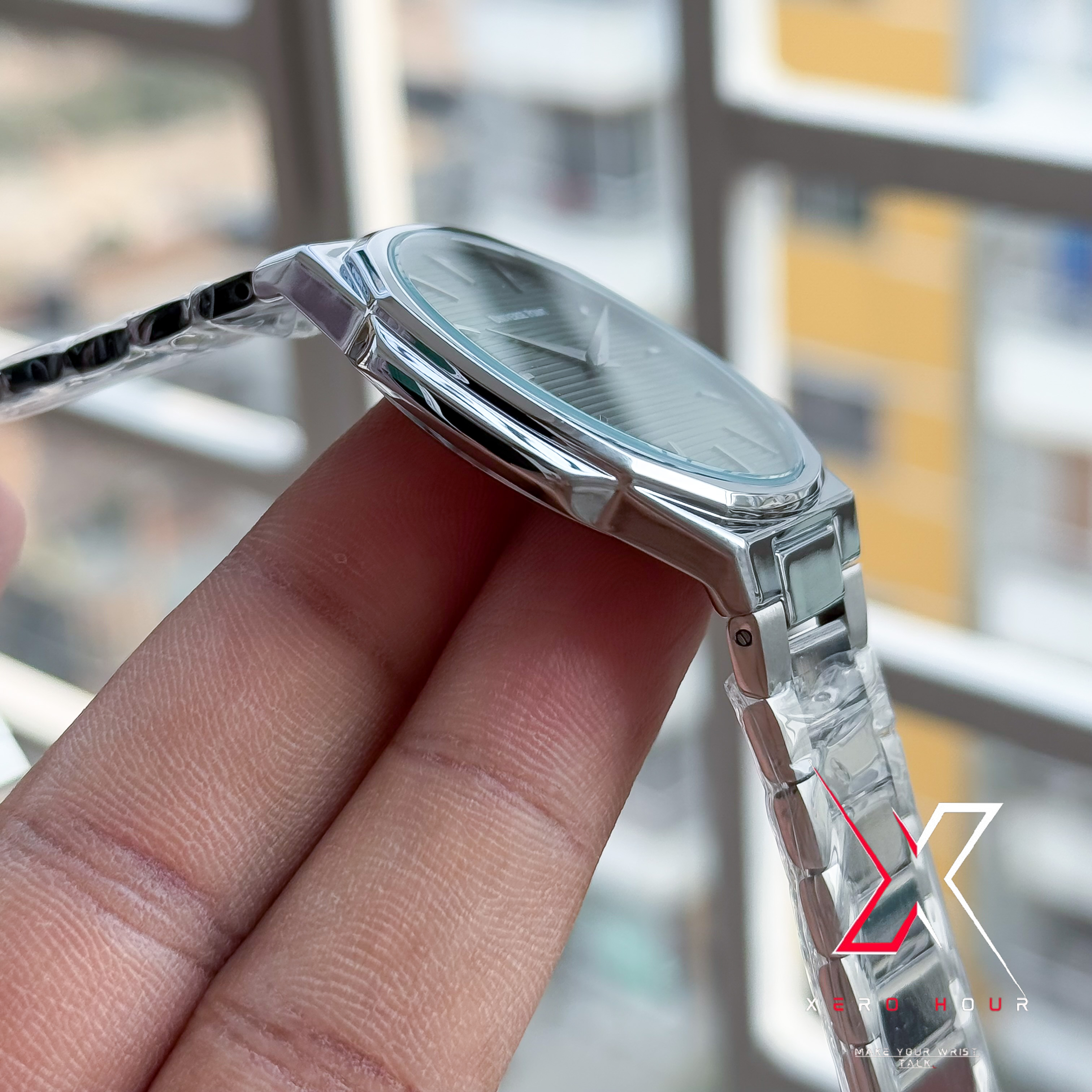 Universe Point | Authentic | Super Slim | Hexa Line Shape | Green Dial_img_2