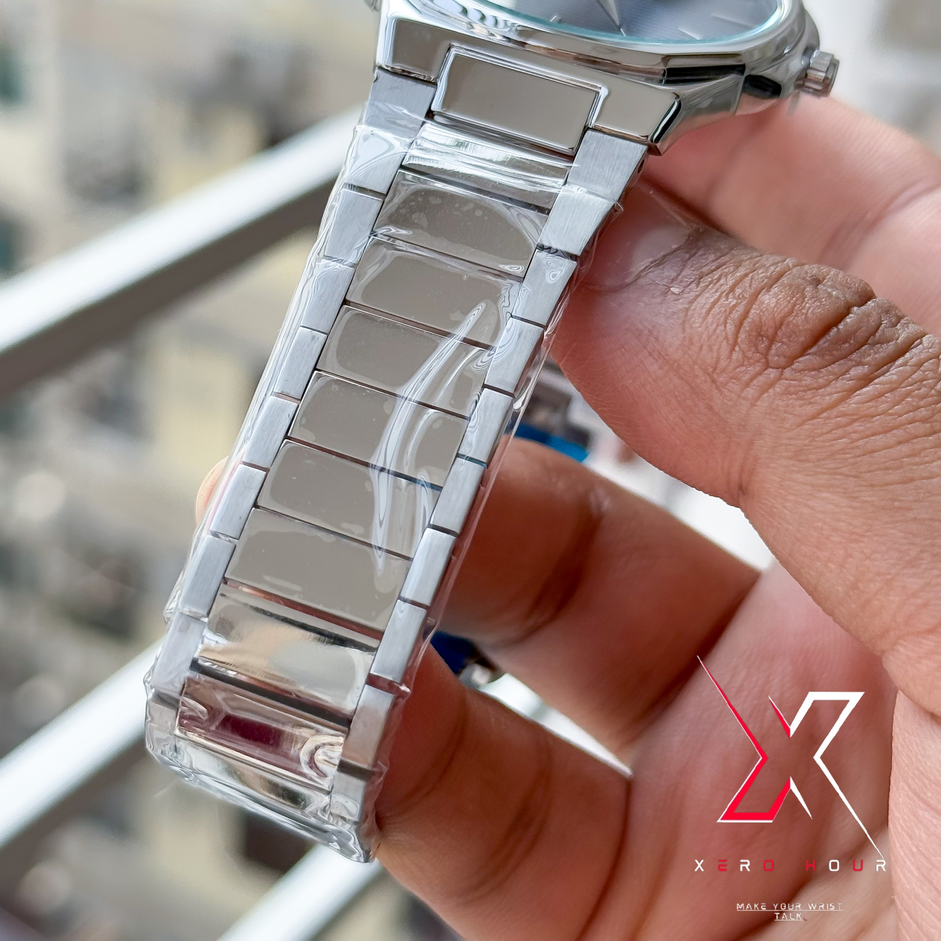 Universe Point | Authentic | Super Slim | Hexa Line Shape | Blue Dial_img_5