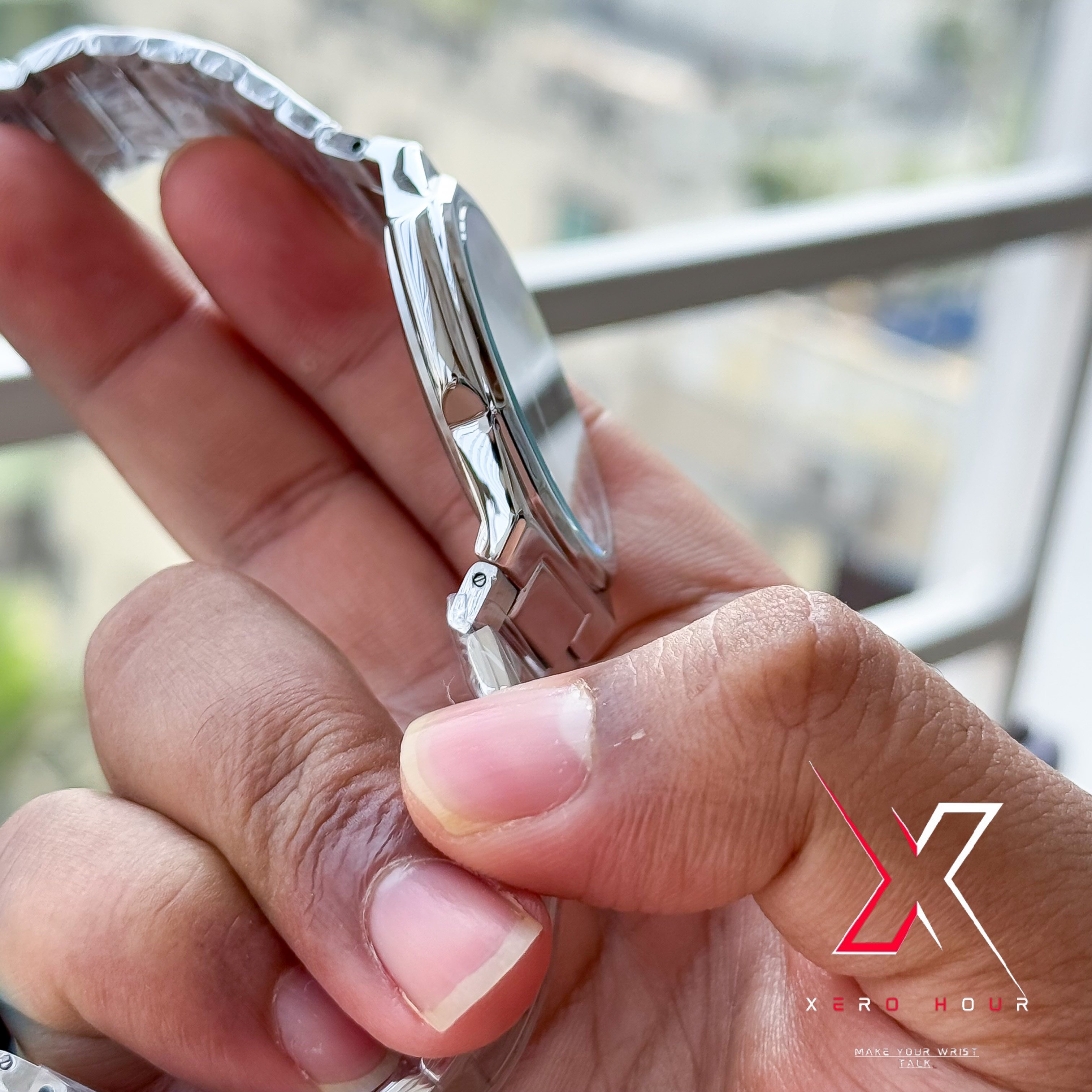 Universe Point | Authentic | Super Slim | Hexa Line Shape | Blue Dial_img_6