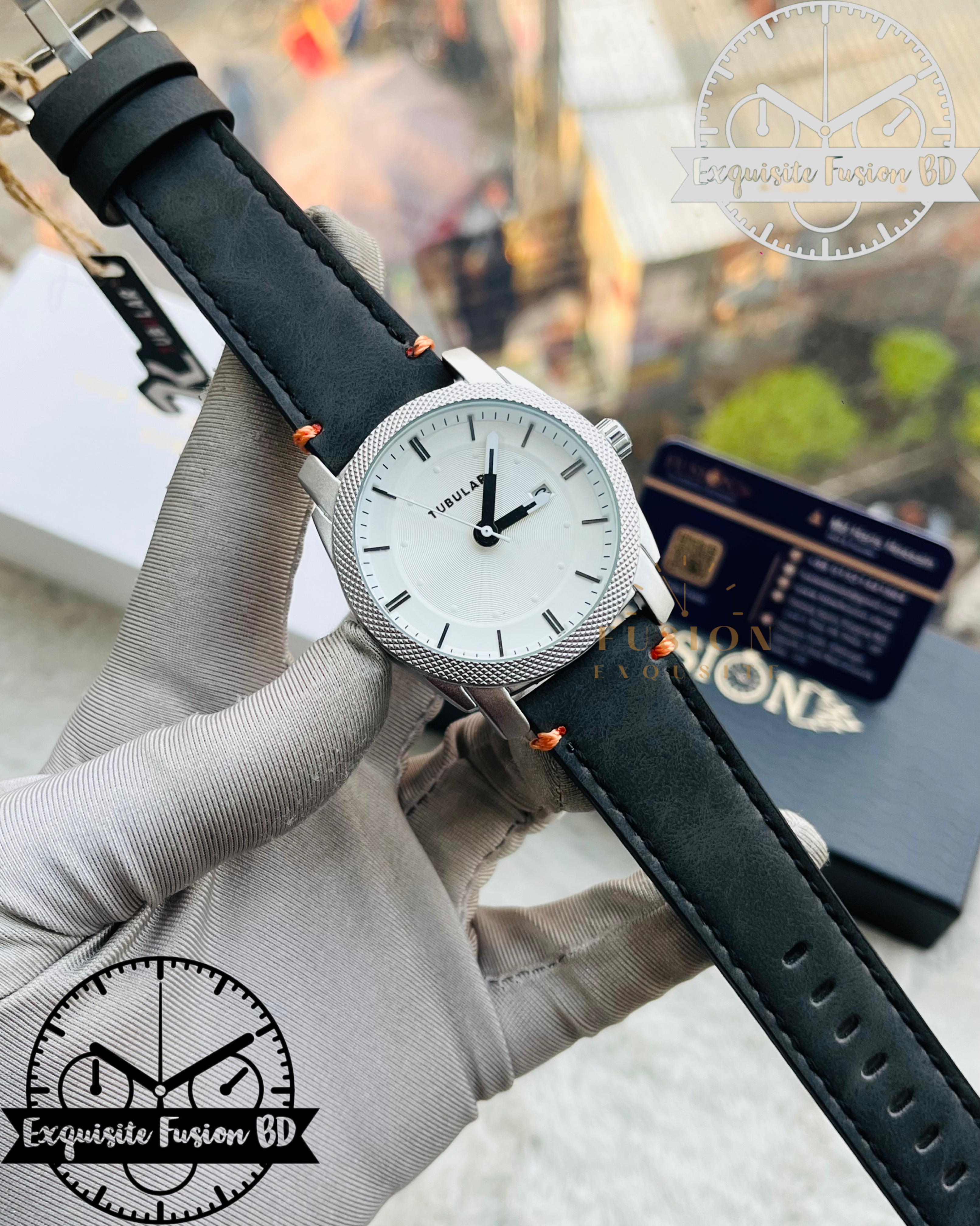 Tubular Belt Awsg Dial White Authentic Watch_img_0