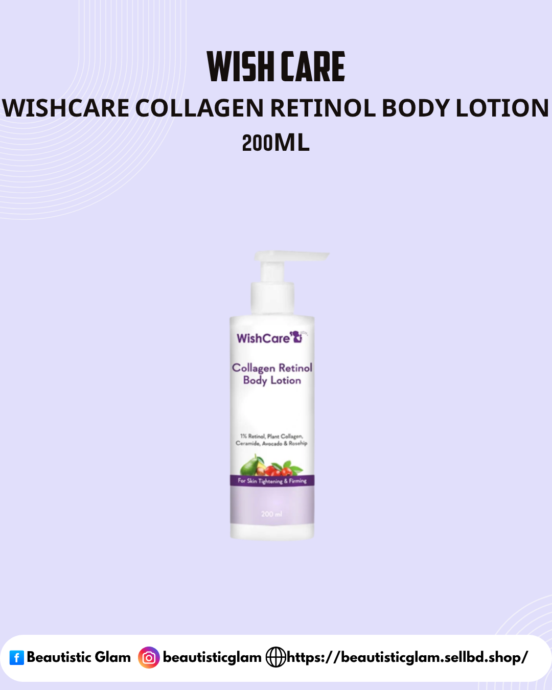 Wishcare Collagen Retinol Body Lotion 200ML