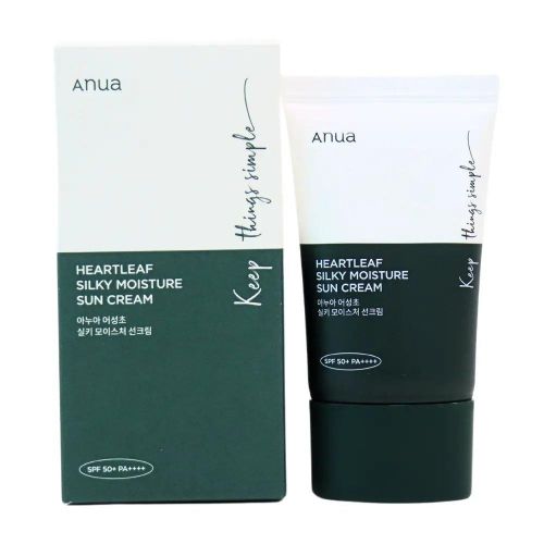 Anua Heartleaf Silky Moisture Sunscreen Spf50+Pa++++ - 50ml
