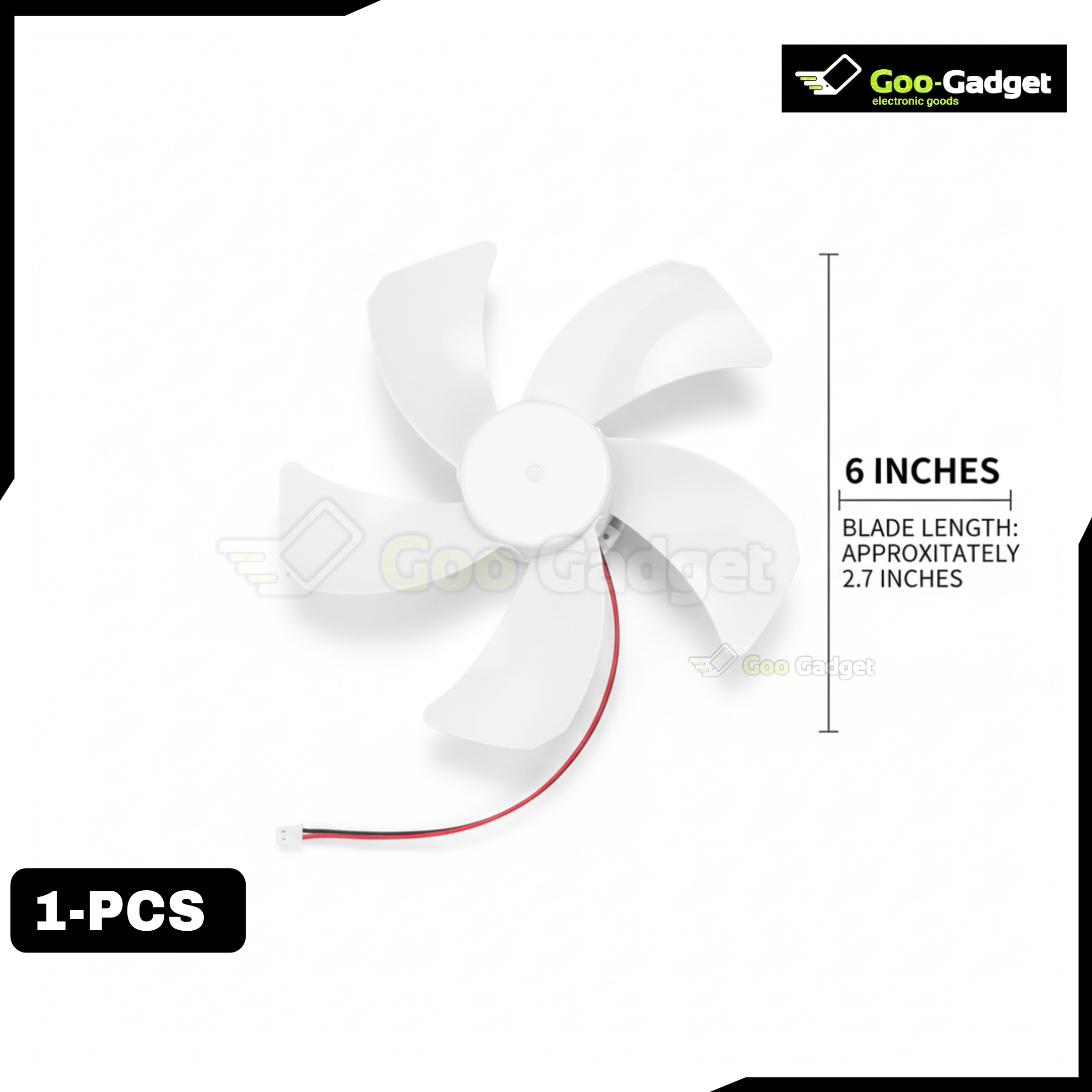 6-Inch BLDC Brushless Fan Motor | 9V/12V | 5-Blade High Airflow Cooling Fan Core