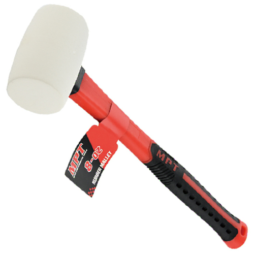 MPT Rubber Mallet, ( 8oz | 16oz ),Fiberglass Handle; Model: MHD06003-8 | MHD06003-16_img_1