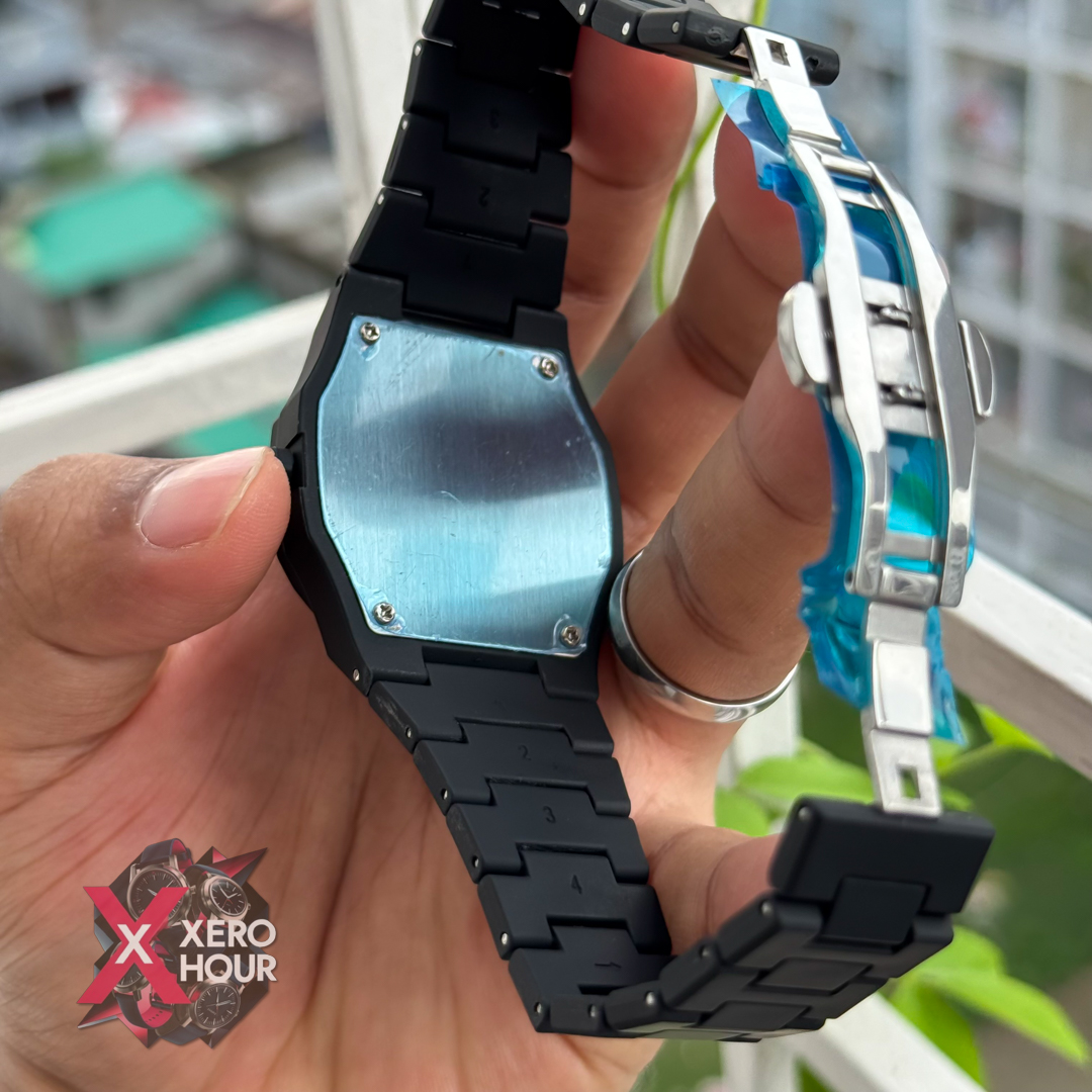 Arabic Aura watch | Golden shade White Black dial_img_1