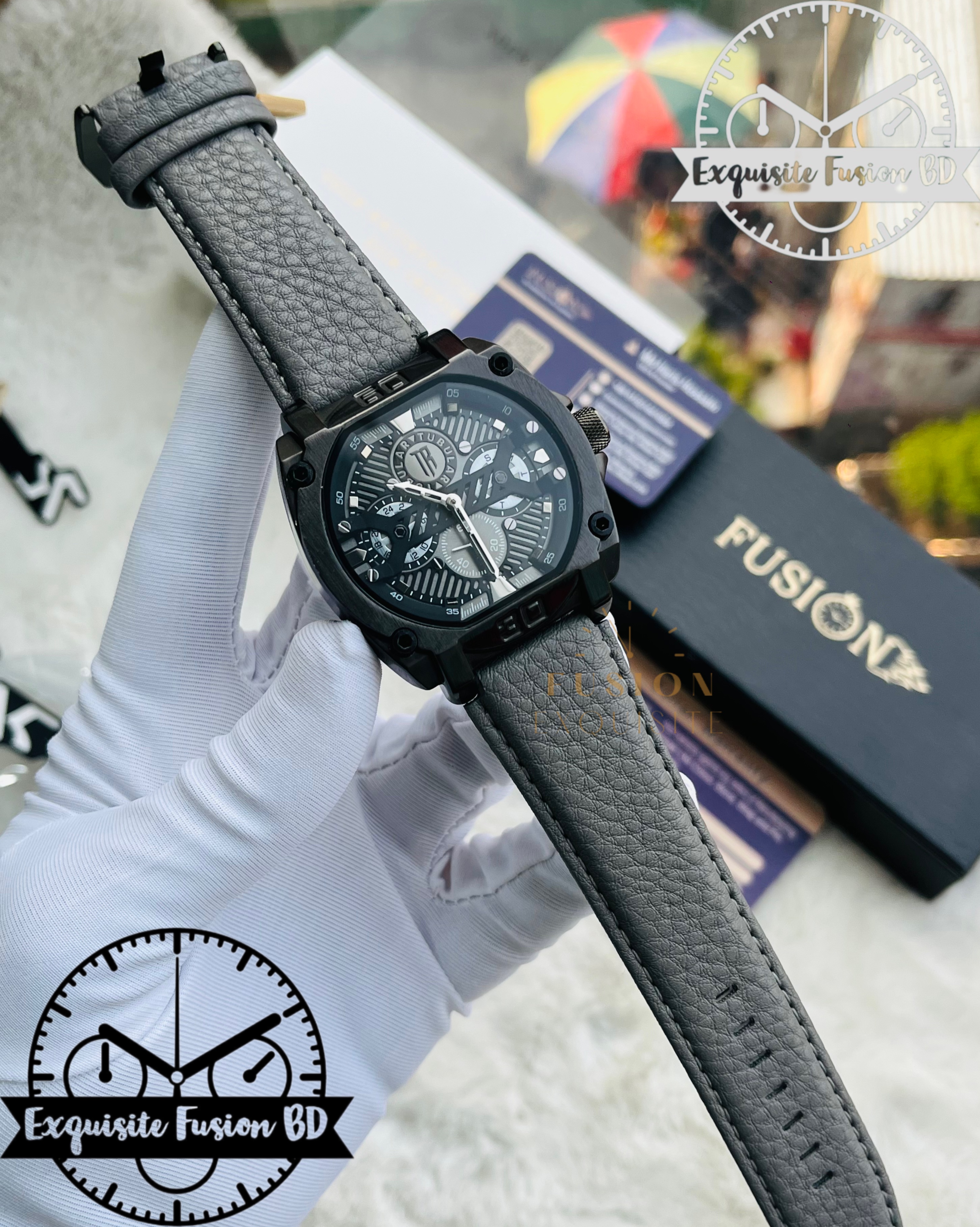 Tubular Square Belt Awsh Authentic Watch