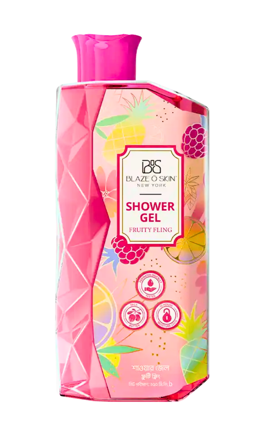 Blaze O' Skin Shower Gel : Fruity Fling 250ml - Image 1