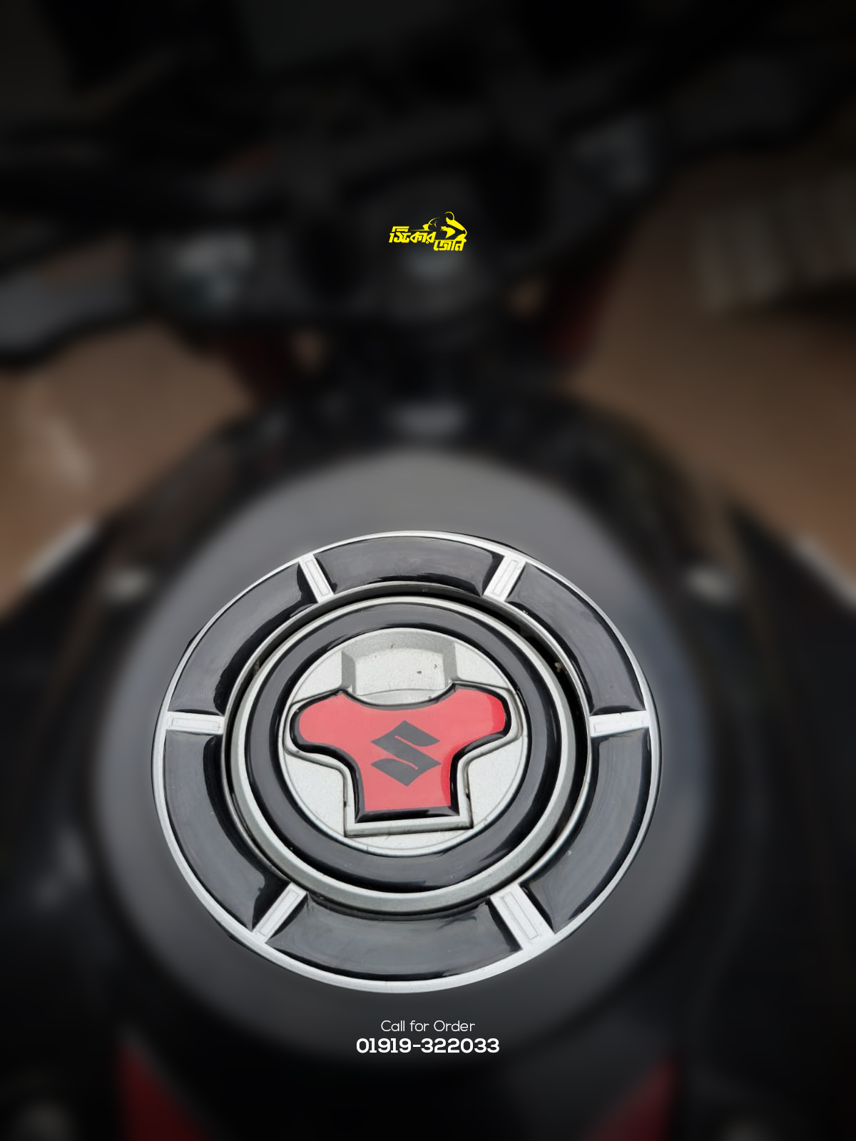 Gixxer Monotone Glossy Black Neon ( Premium Tank Pad 019)_img_3