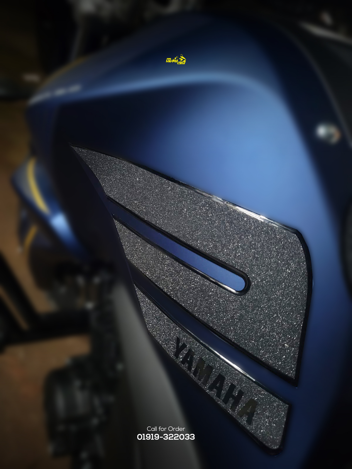 Yamaha Fzs v2 Armada Blue ( Premium Tank Pad 02)_img_6