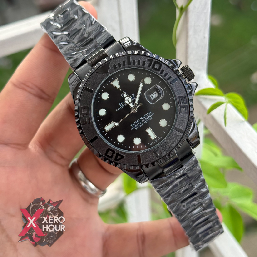 Rolex Yacht Master Chain Series | Full Black Dial