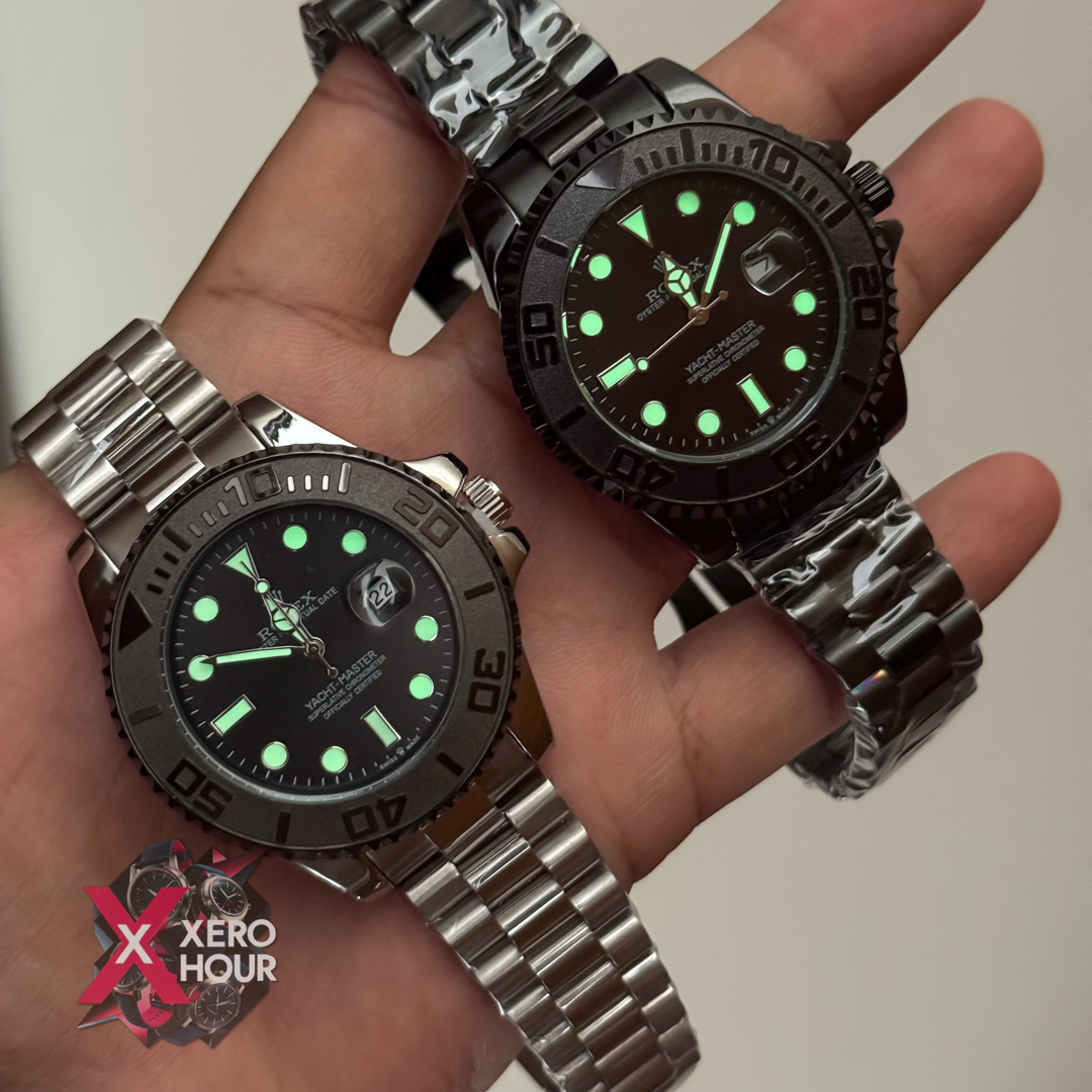 Rolex Yacht Master Chain Series | Full Black Dial_img_2