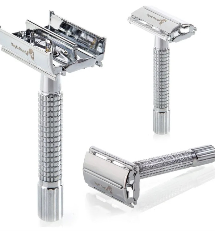 Safety Razor Stainless Steel Double Edge Men's Comfortable Safety Shaving Razor_img_2